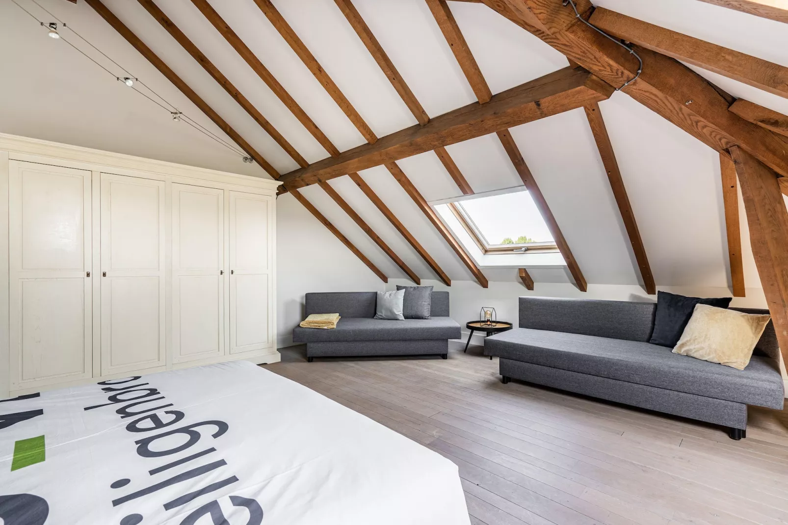 Hoeve Heiligenbron met tweepersoonsstudio-Slaapkamer