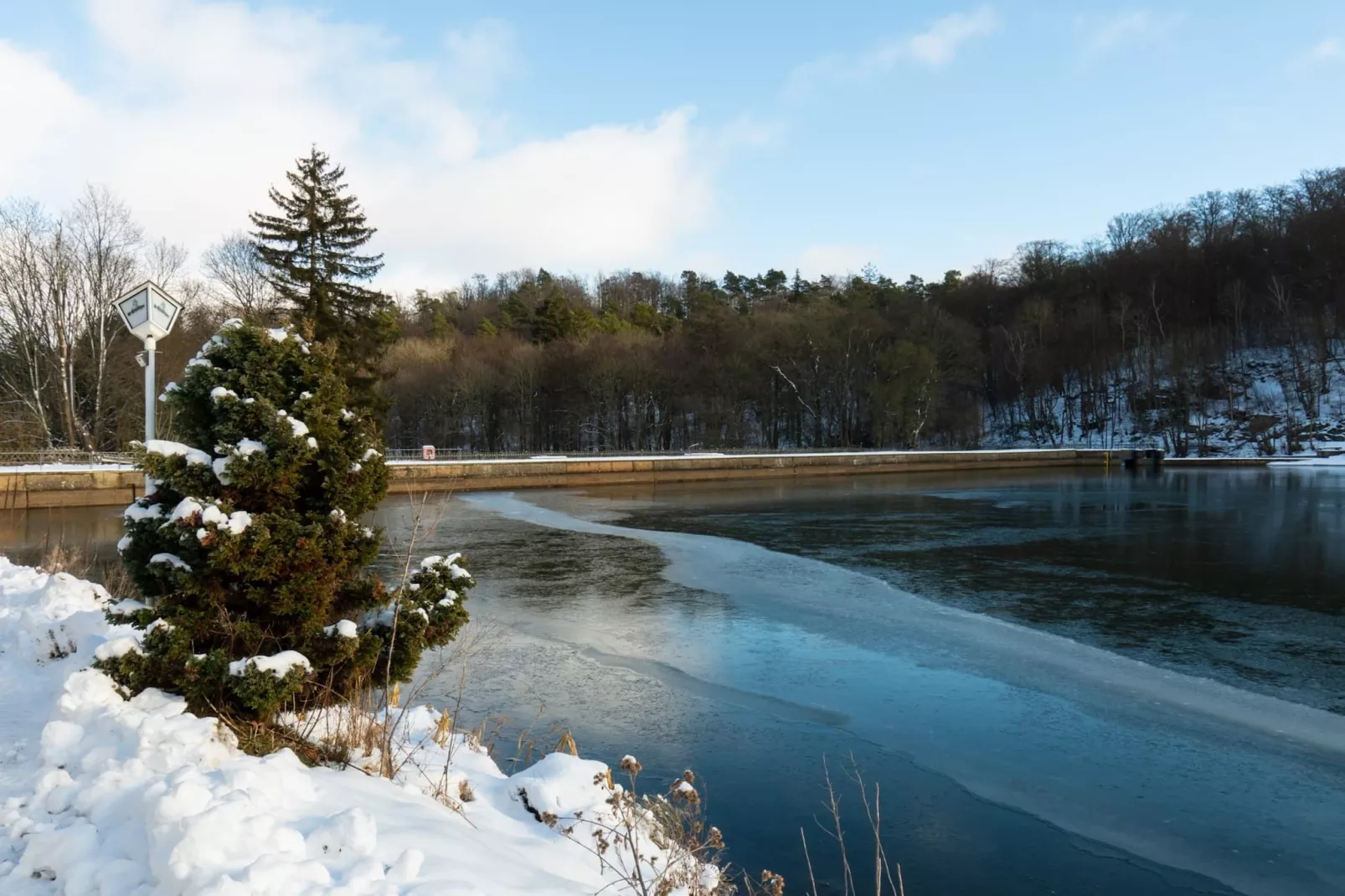 Altes Bootshaus 1-Uitzicht winter