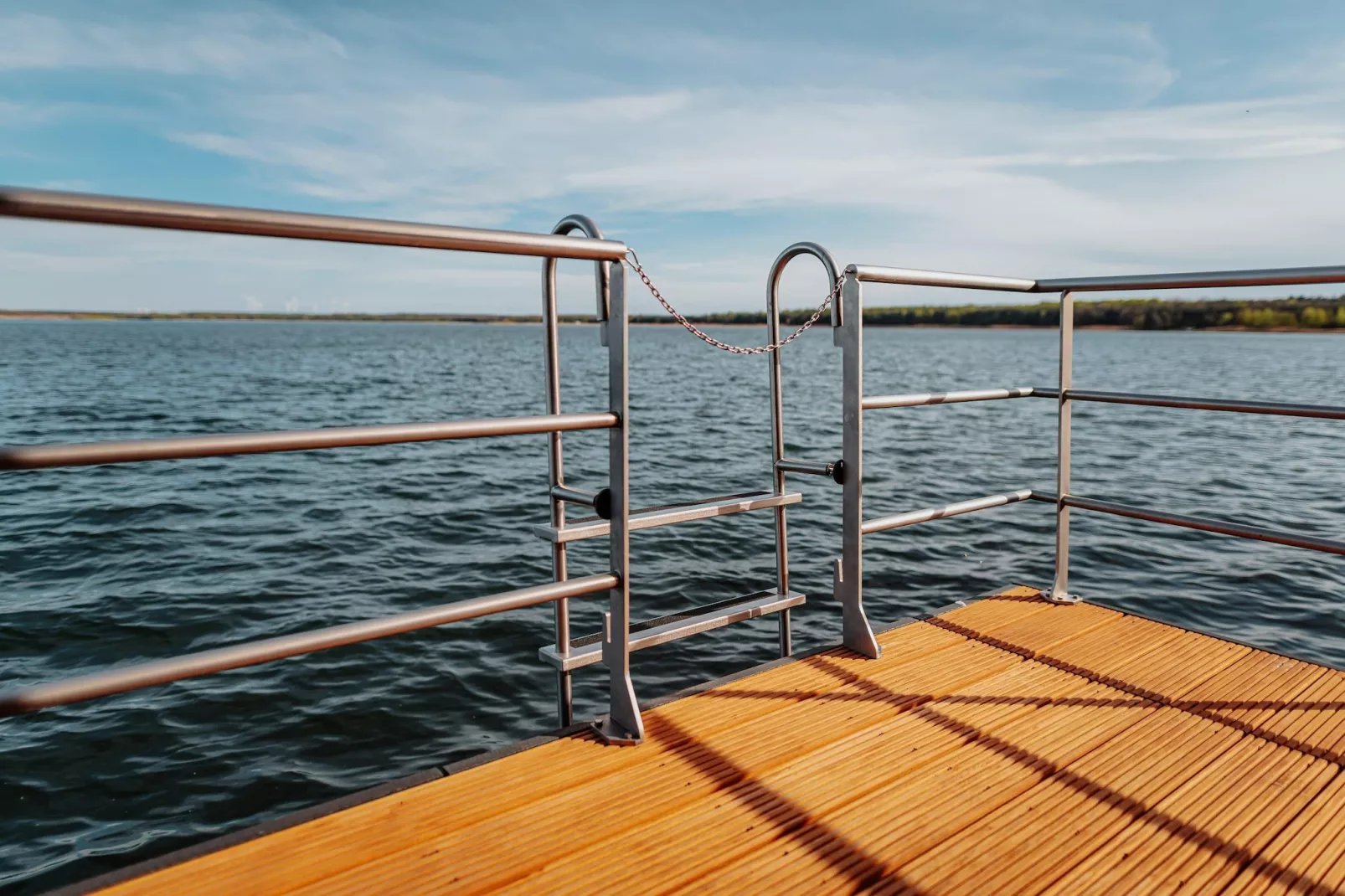 Hausboot am Gräbendorfer See-Terrasbalkon