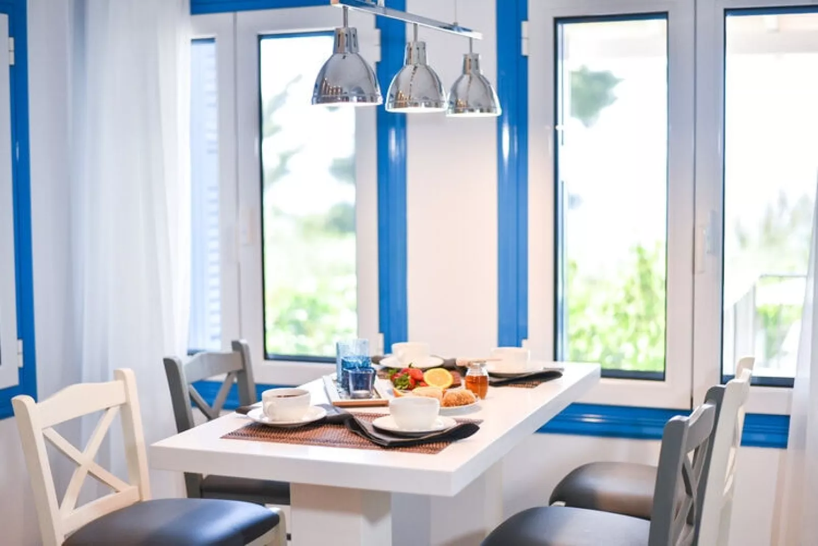 Holiday residence Acrotel Athena Villas, Elia Beach-Maisonette-Keuken