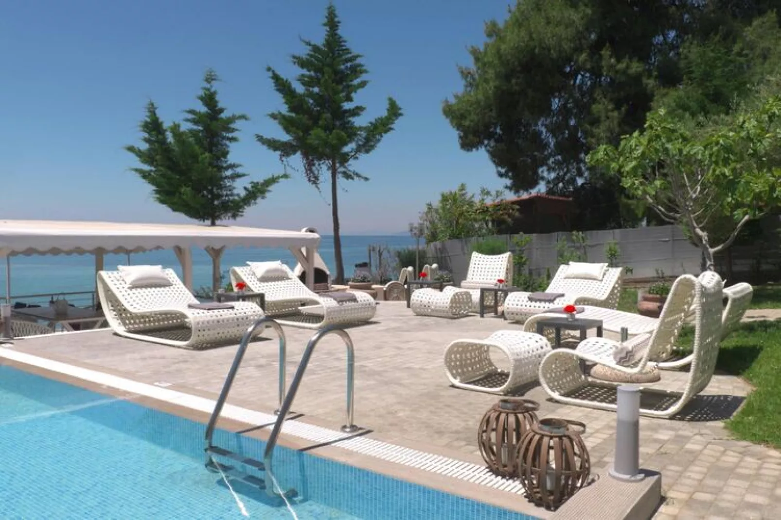 Holiday residence Acrotel Athena Villas, Elia Beach-Maisonette-Zwembad