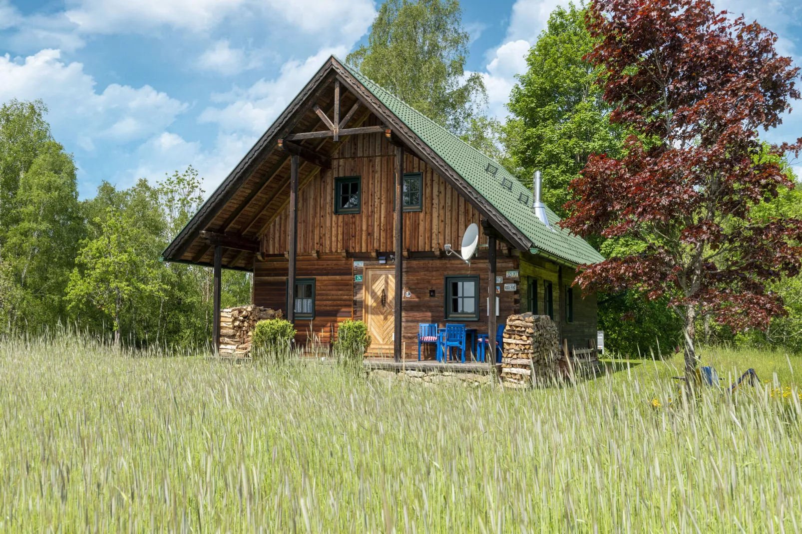 Chalet Fam Rammelmüller-Buitenkant zomer