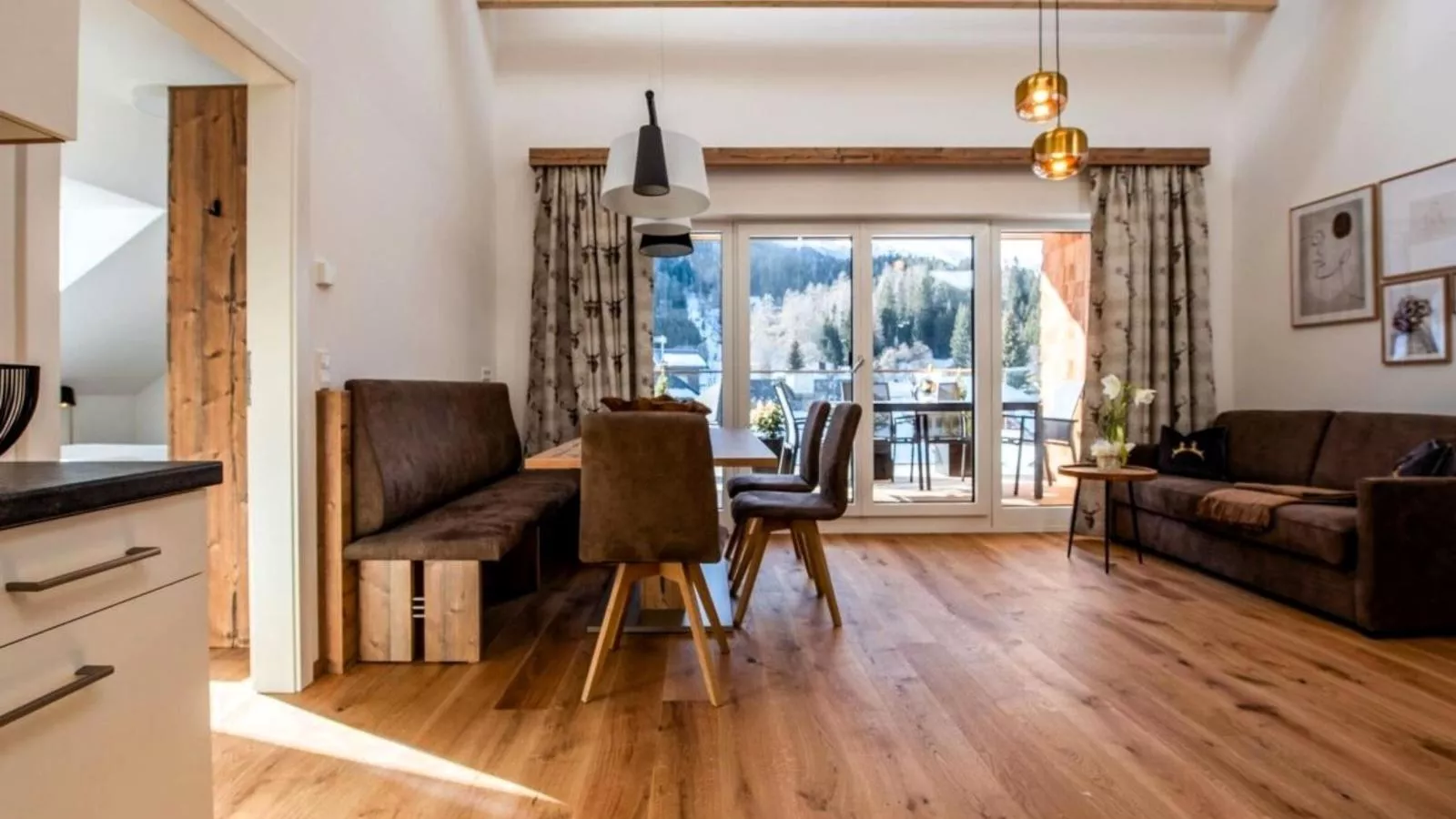 Ski Nature Apartment Lungau Top 18-Woonkamer