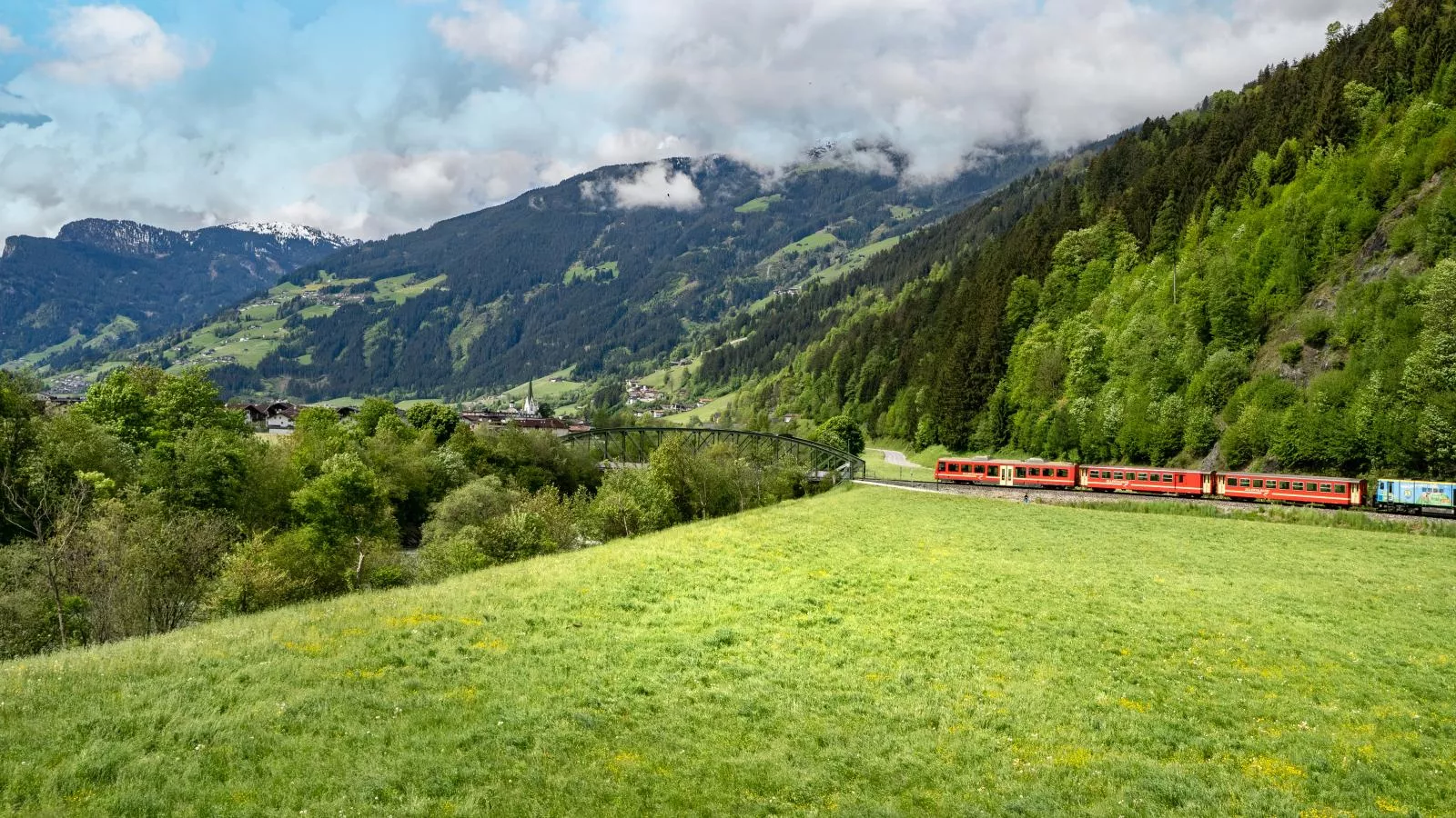 Furtherhof - Sommer-Uitzicht zomer