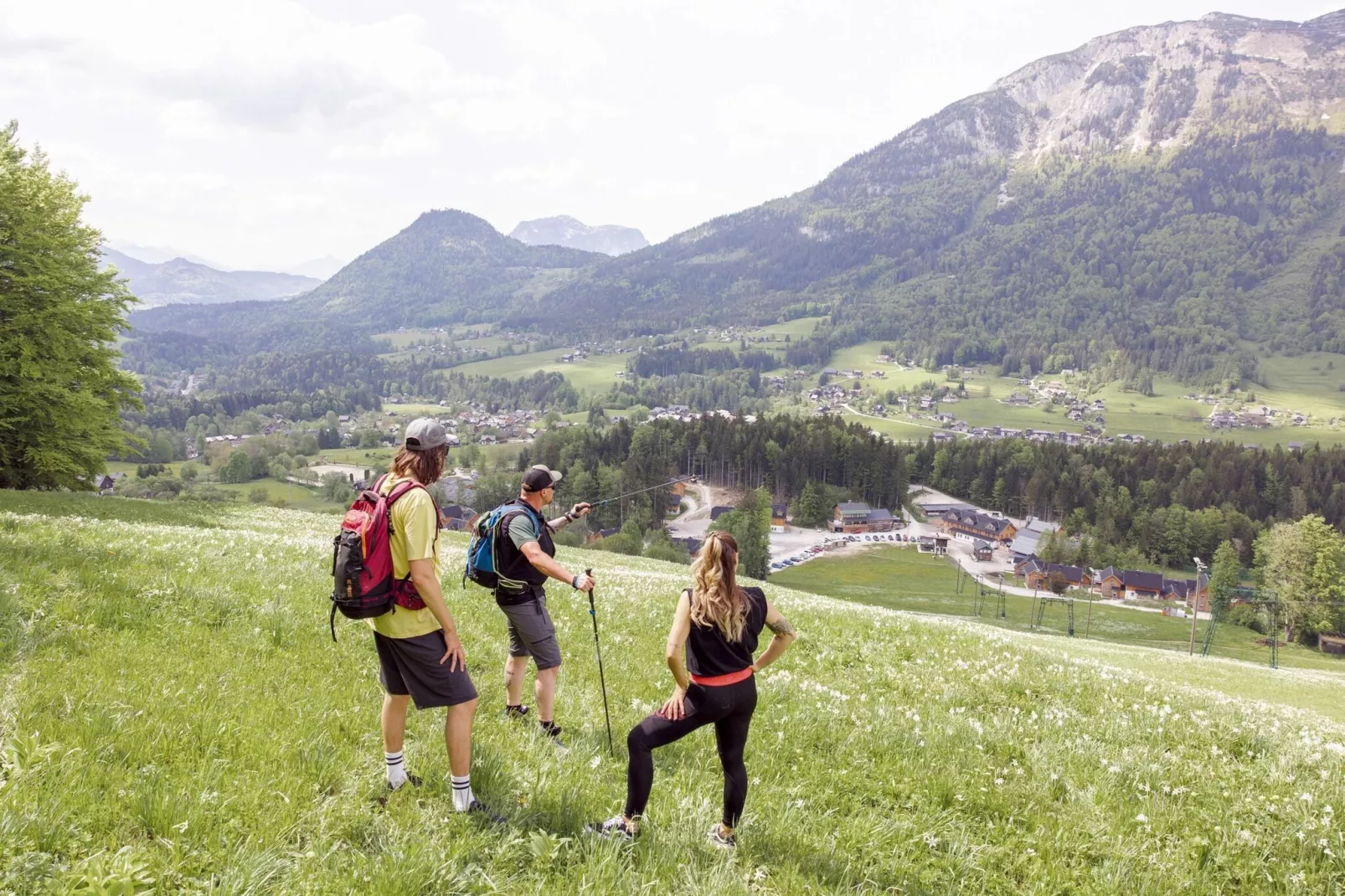 Ferienhaus Toplitzsee-Uitzicht zomer