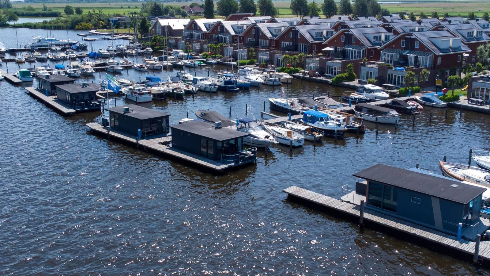 Tiny houseboat Uitgeest II-Gebieden zomer 1km