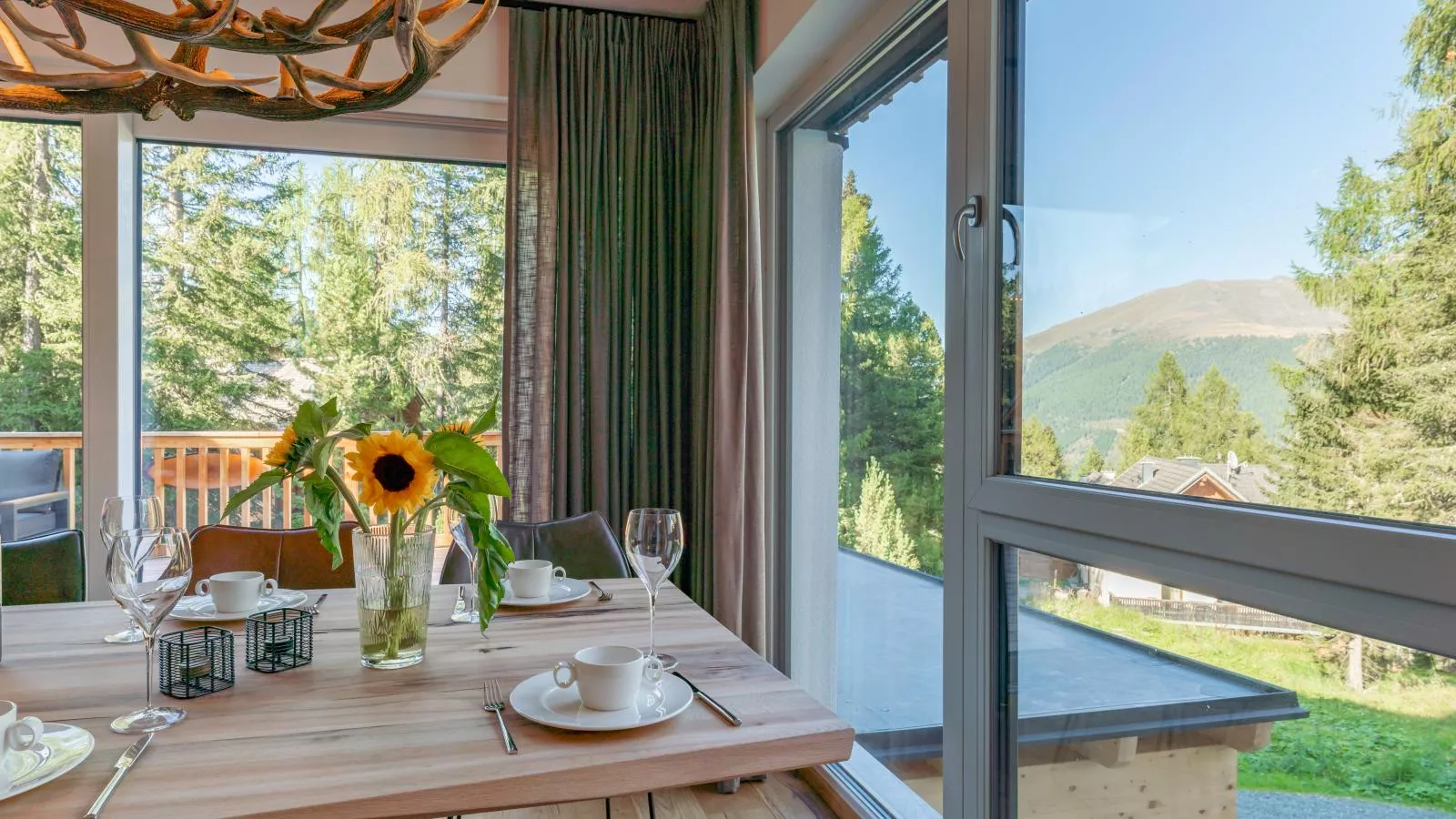 Wanderlust Mountain Chalet-Uitzicht zomer