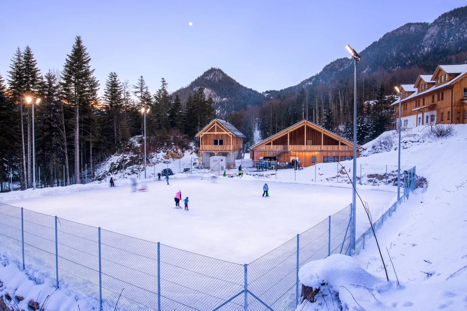 Ferienhaus Toplitzsee-Exterieur winter