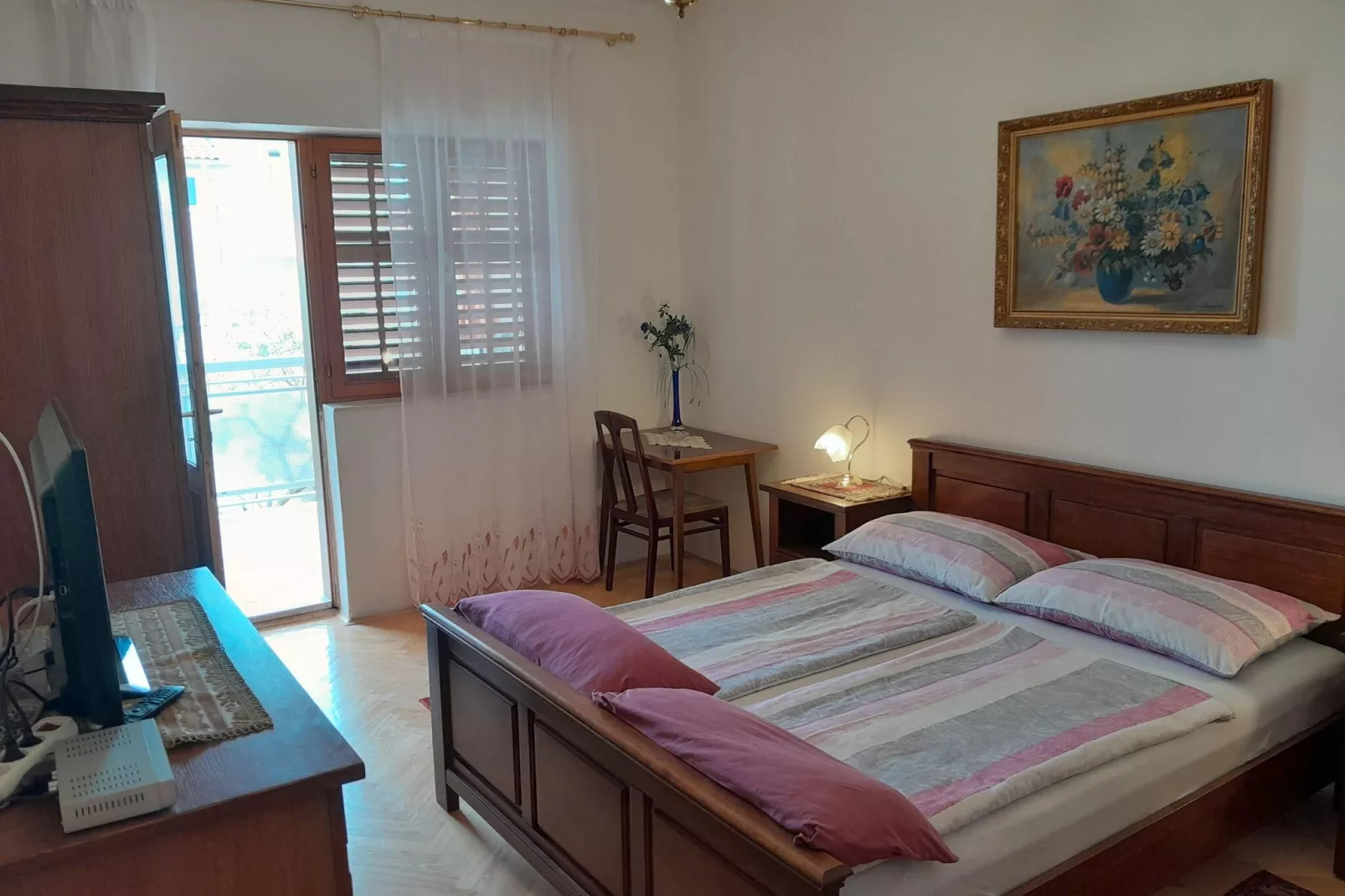 Apartments Adelheid, Biograd-Typ A5B, im OG, ca. 60 qm, für 5 Pers.-Slaapkamer