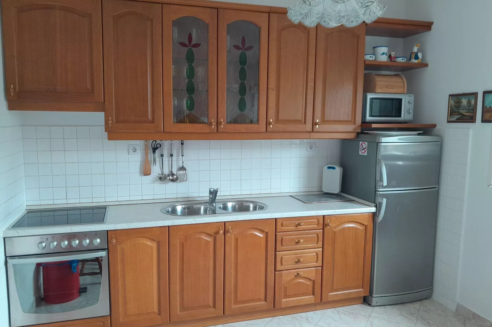 Apartments Adelheid, Biograd-Typ A5B, im OG, ca. 60 qm, für 5 Pers.-Keuken