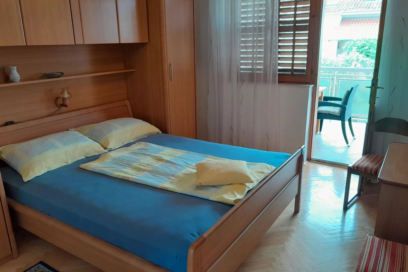 Apartments Adelheid Biograd-Typ A4 LUX ca 58 qm für 2 Pers-Slaapkamer