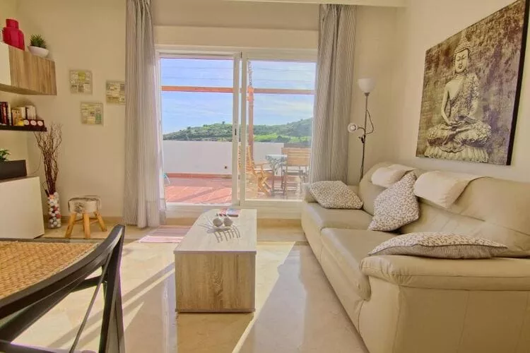 Antes Penthouse Mijas Costa - CT 100-Woonkamer