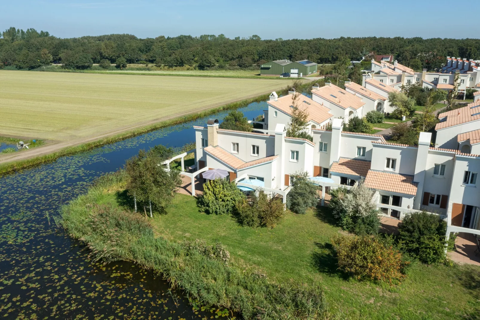 Duinresort Dunimar 3-Gebieden zomer 1km