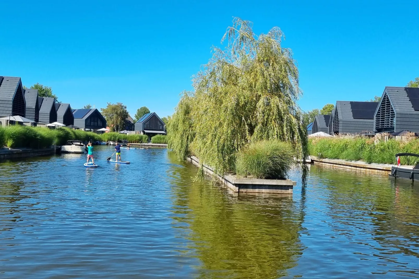 Watervilla Fiif-Gebieden zomer 1km