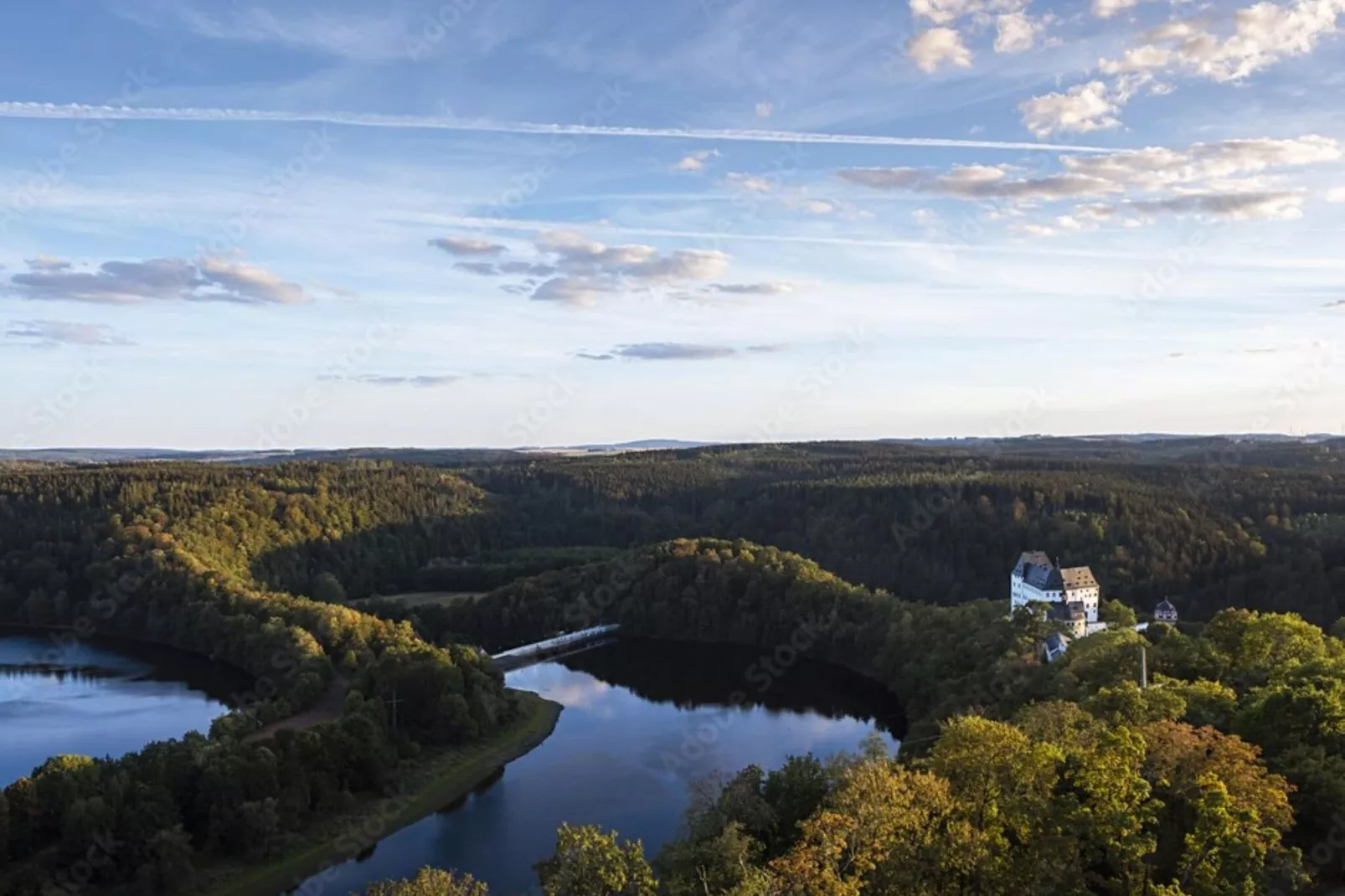 Ferienwohnung an der Burgkhammer Talsperre-Gebieden zomer 1km