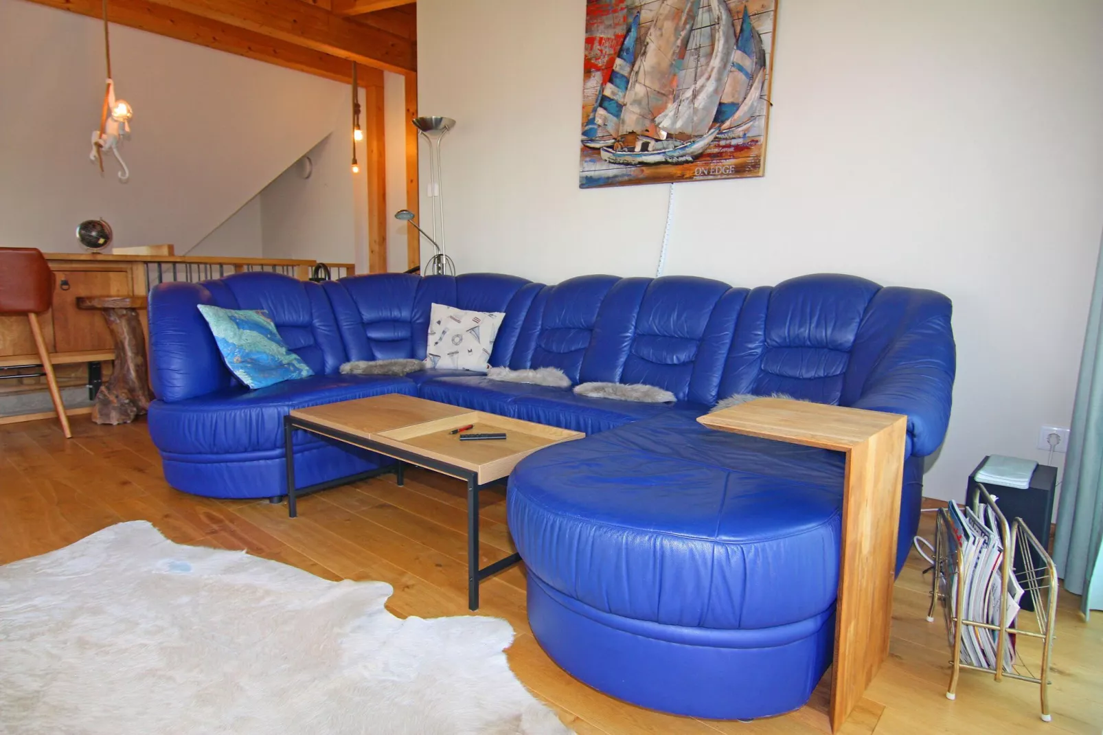 Fewo Strandanker 160 m² 6 P-Woonkamer