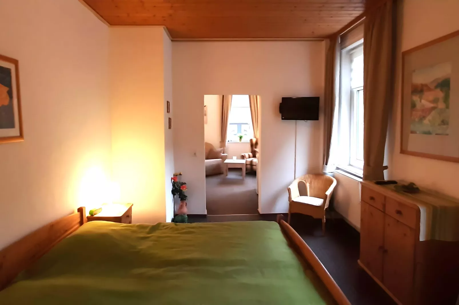 Ferienapartment Frosch in Wildemann Harz-Slaapkamer