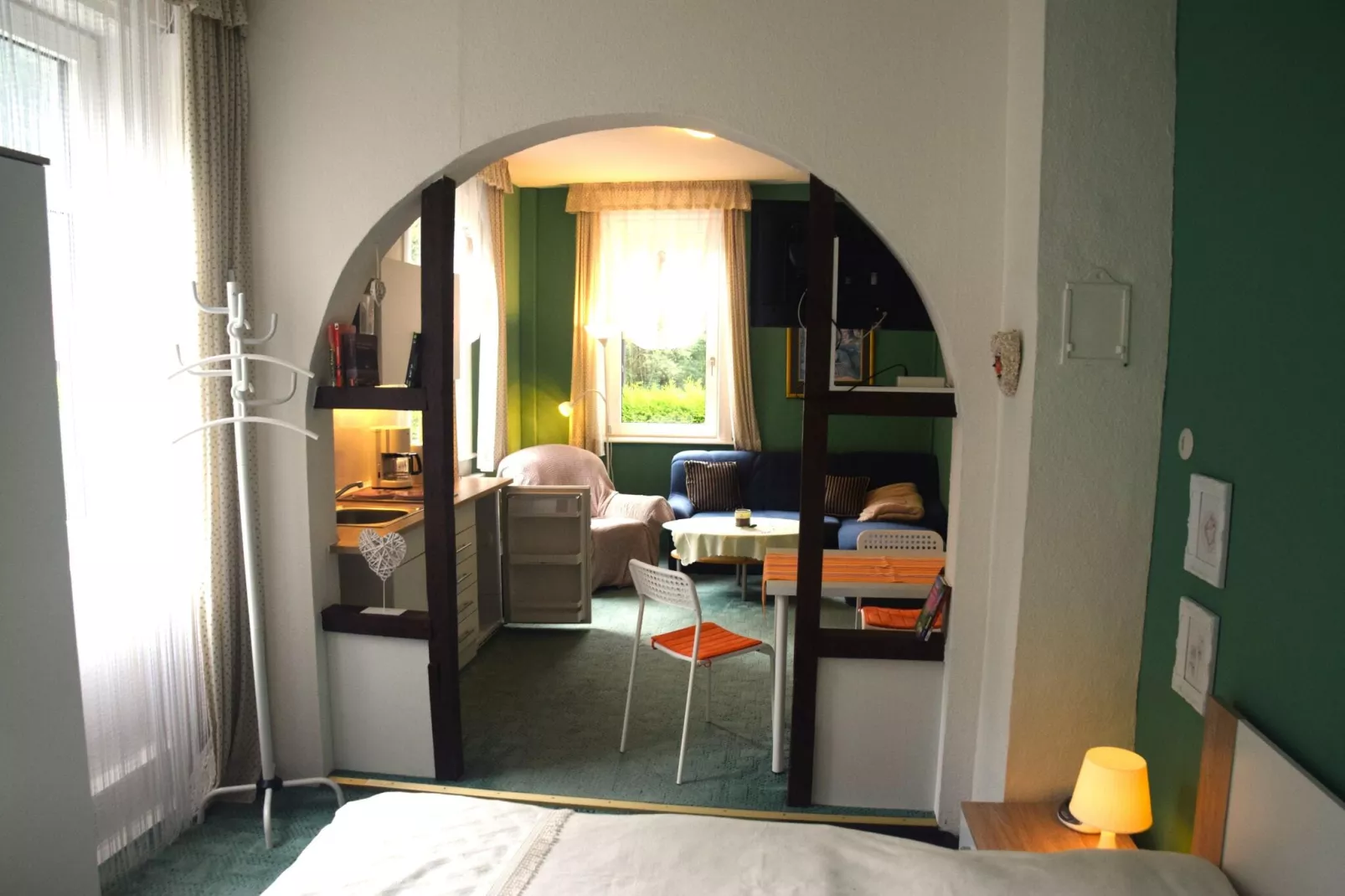 Ferienapartment Romatik in Wildemann Harz-Woonkamer