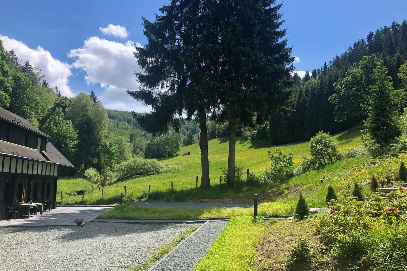 Lodge Winterberg-Uitzicht zomer