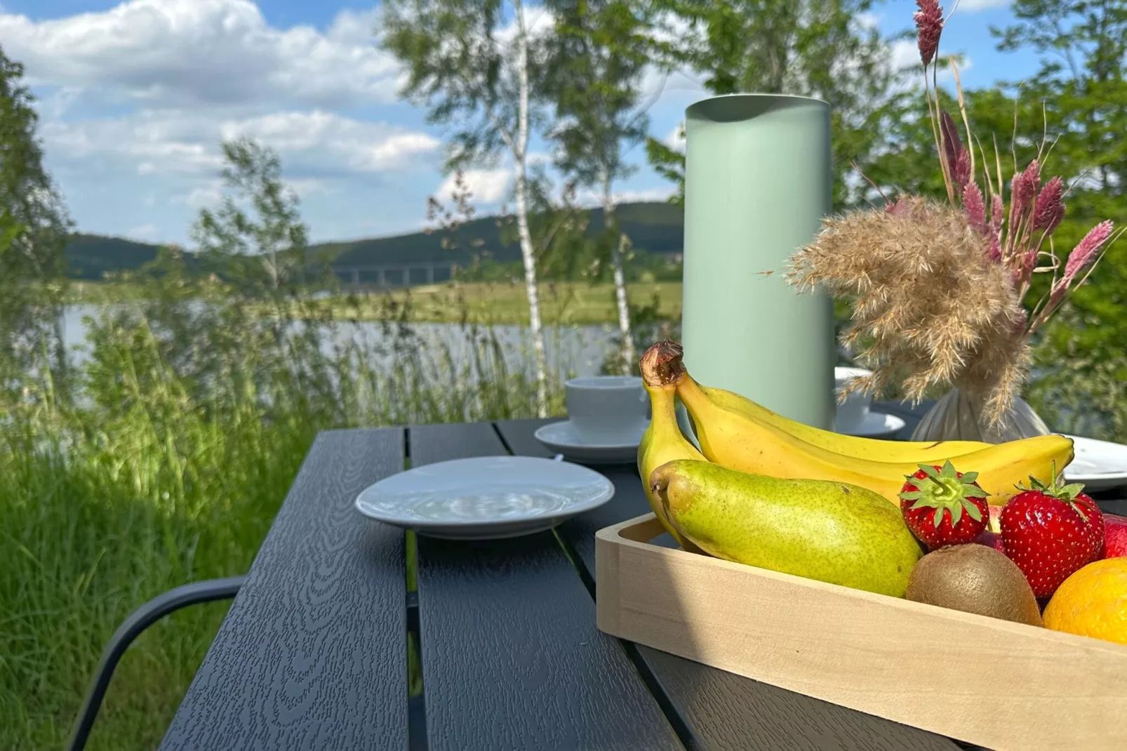 FERIENDORF SEEBLICK - Tiny Chalet am Eixendorfer See-Sfeer