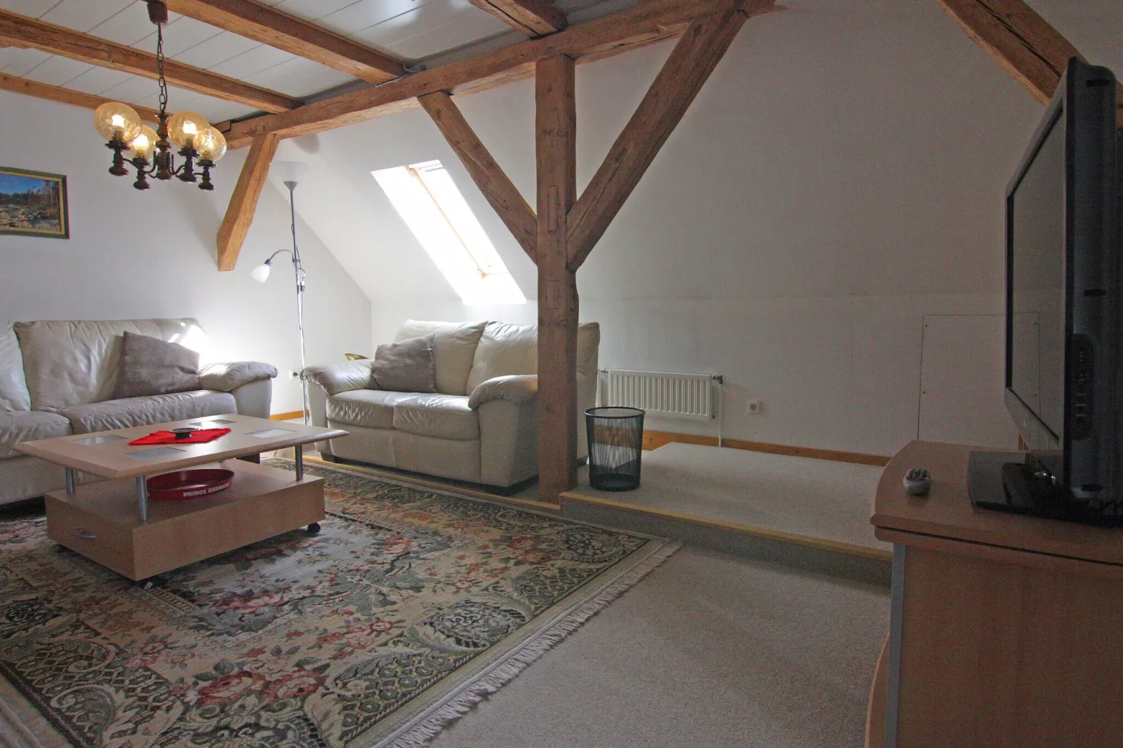 Gutshaus Schulenbrook Birke 40 m²-Woonkamer