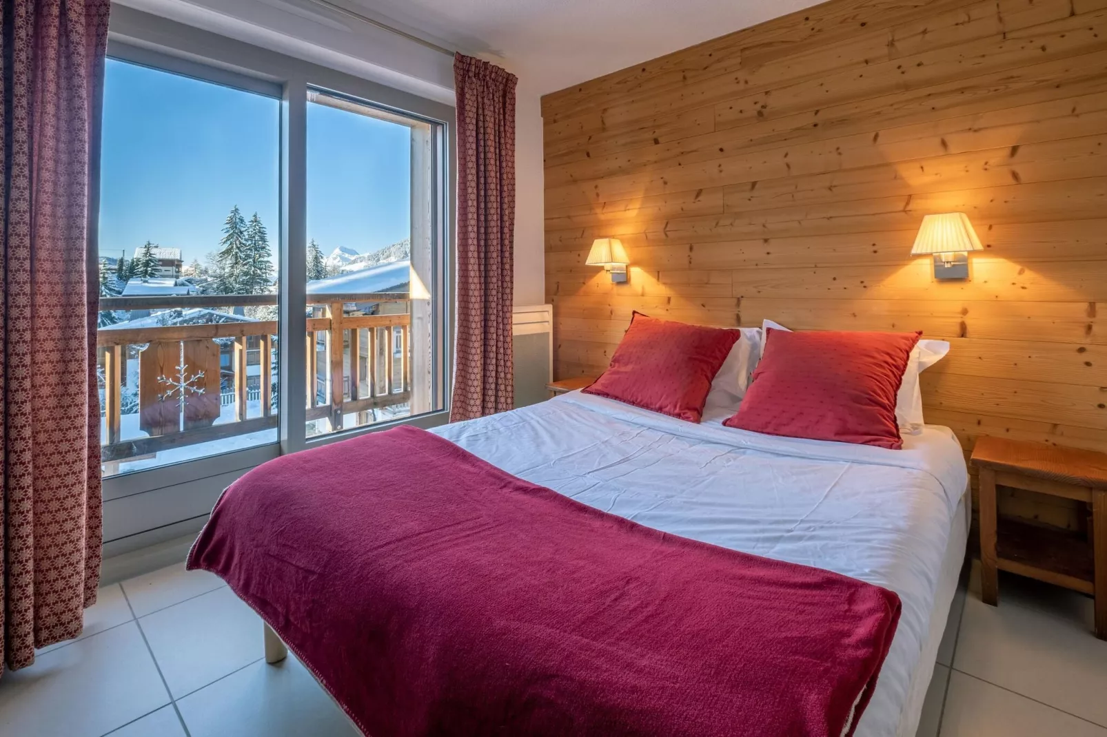 Résidence La Belle aux Bois -  Megève // Apt 1 pc 2 pers 1 bébé-Binnen