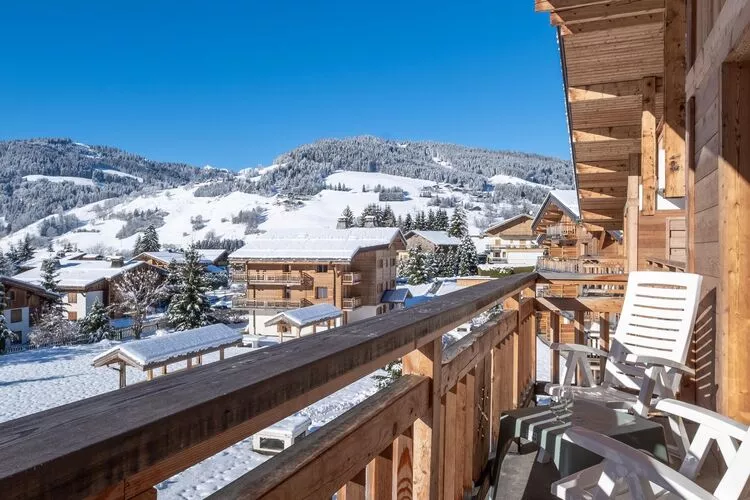 Résidence La Belle aux Bois -  Megève // Apt 2 pcs 4 pers 1 bébé Lits superposés et BALCON-Buitenlucht