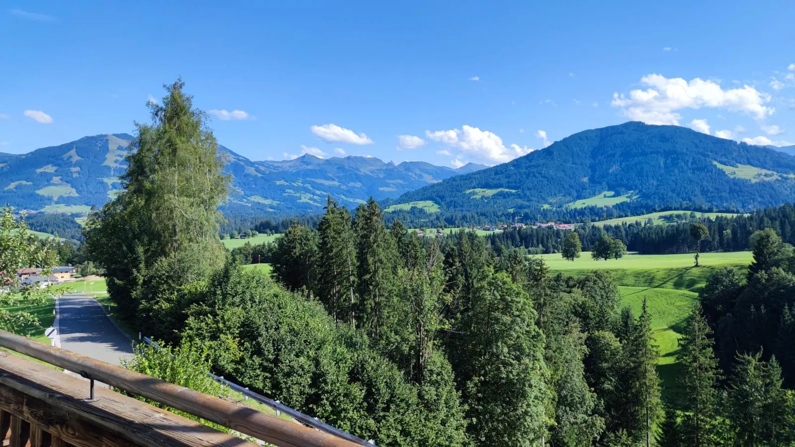 Landhaus Platzl-Uitzicht zomer