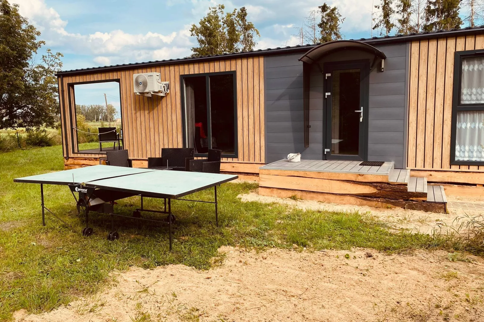 Ferienhaus Inselblick in Nowe Warpno-Buitenkant zomer