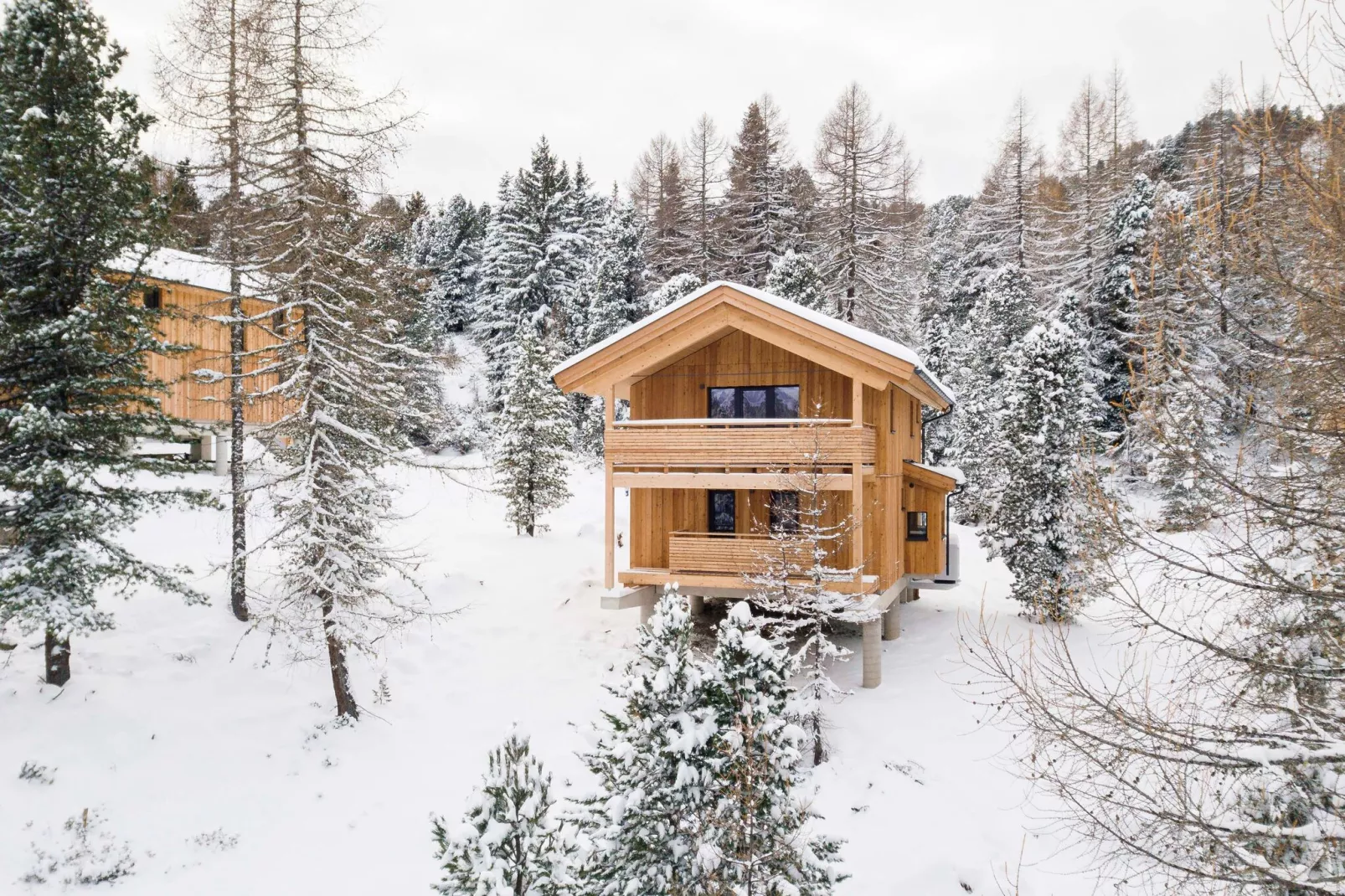 Naturchalets Turracher Höhe 1-Exterieur winter