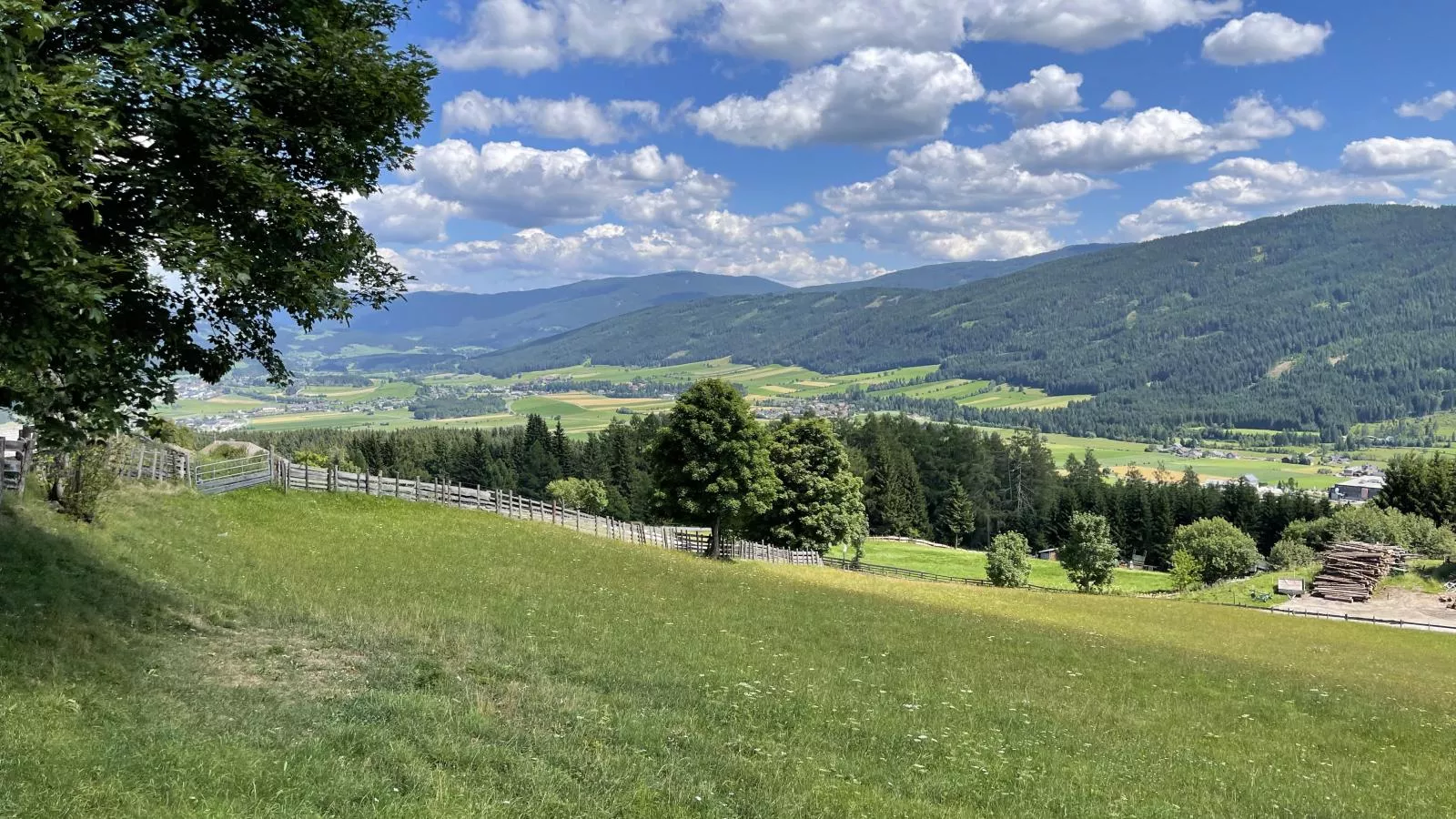 Lärchenhof Top 01-Gebieden zomer 1km