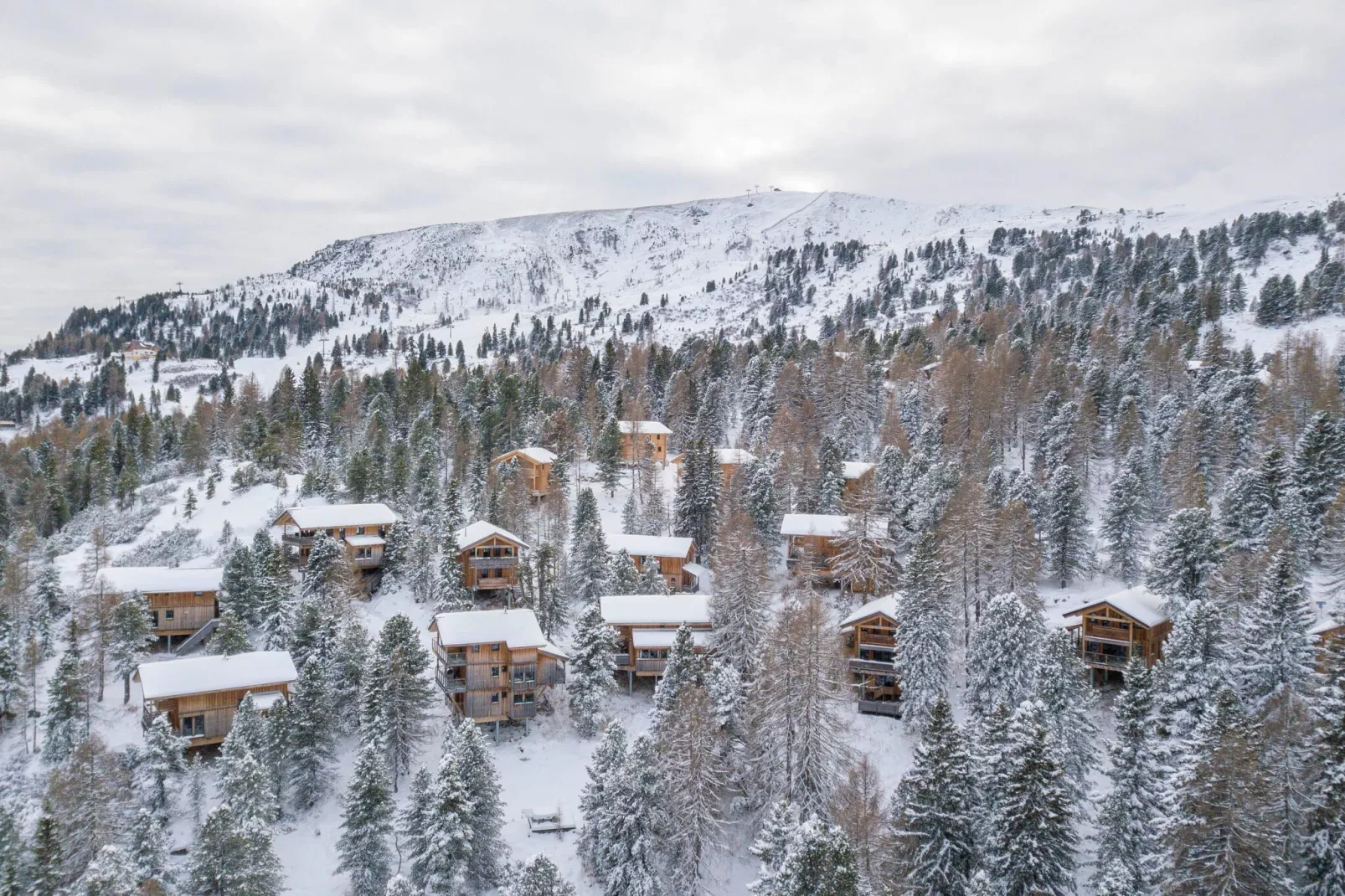 Naturchalets Turracher Höhe 1-Uitzicht winter