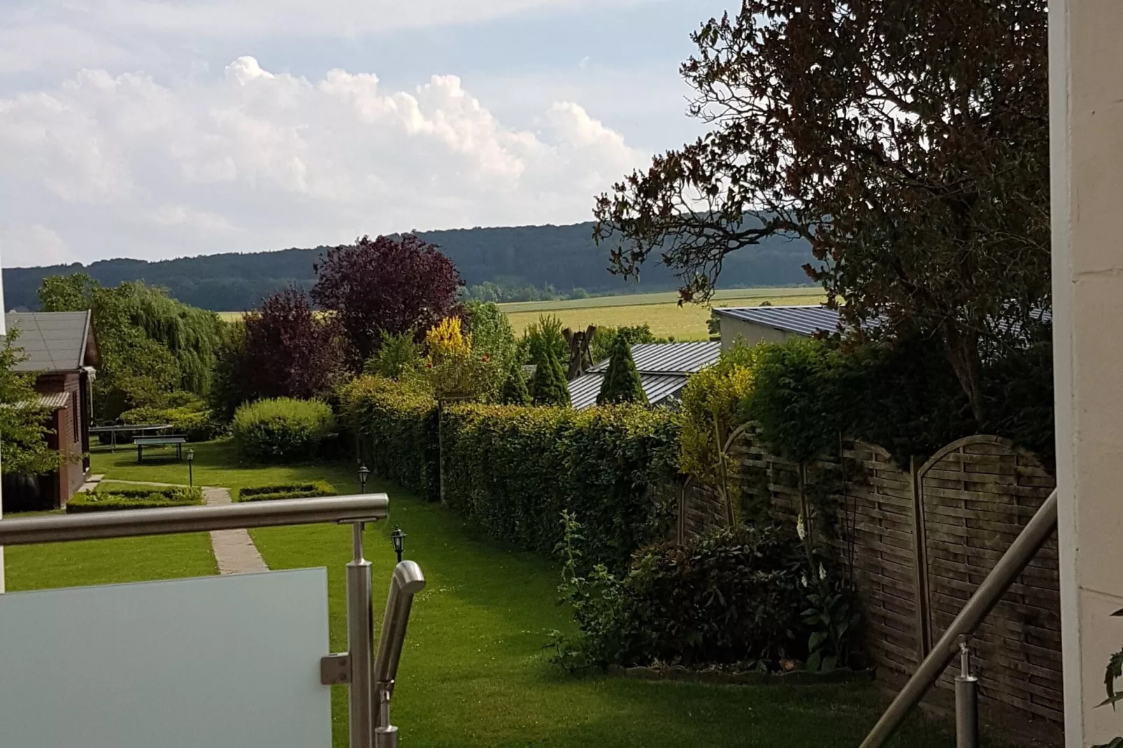 Schöne Ferienwohnung in Bissendorf nähe Osnabrück-Terrasbalkon