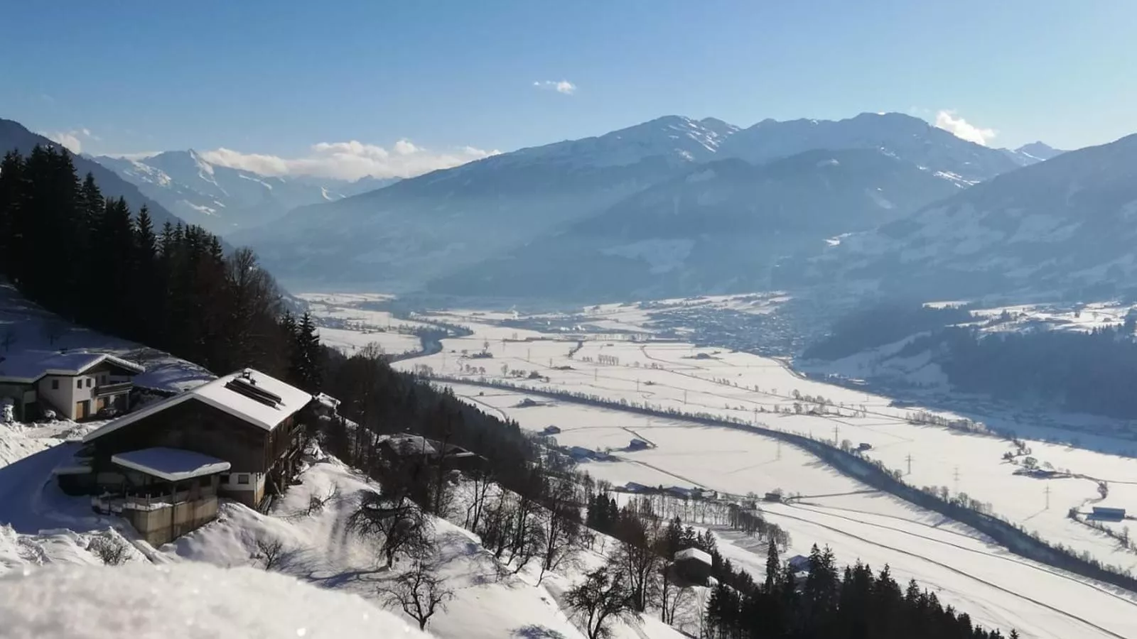 Fiechterhof-Uitzicht winter