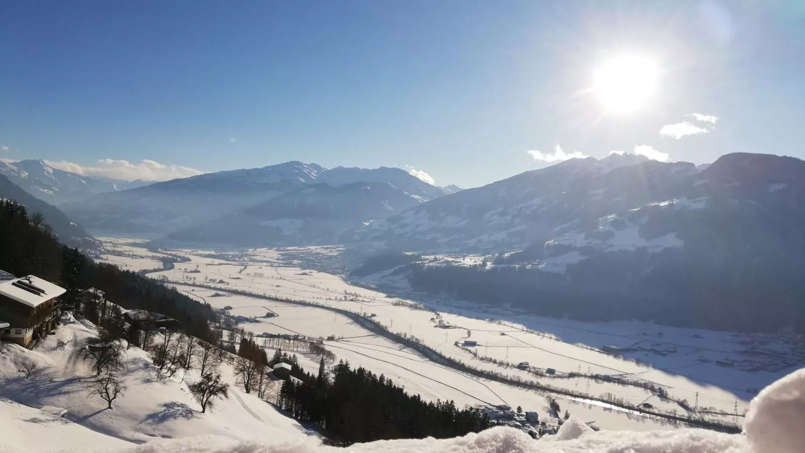 Fiechterhof-Uitzicht winter