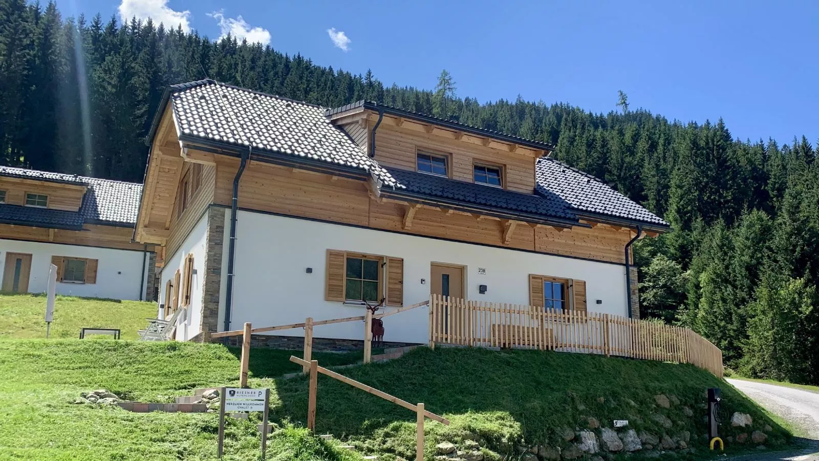 Riesner Alpenlodge-Buitenkant zomer