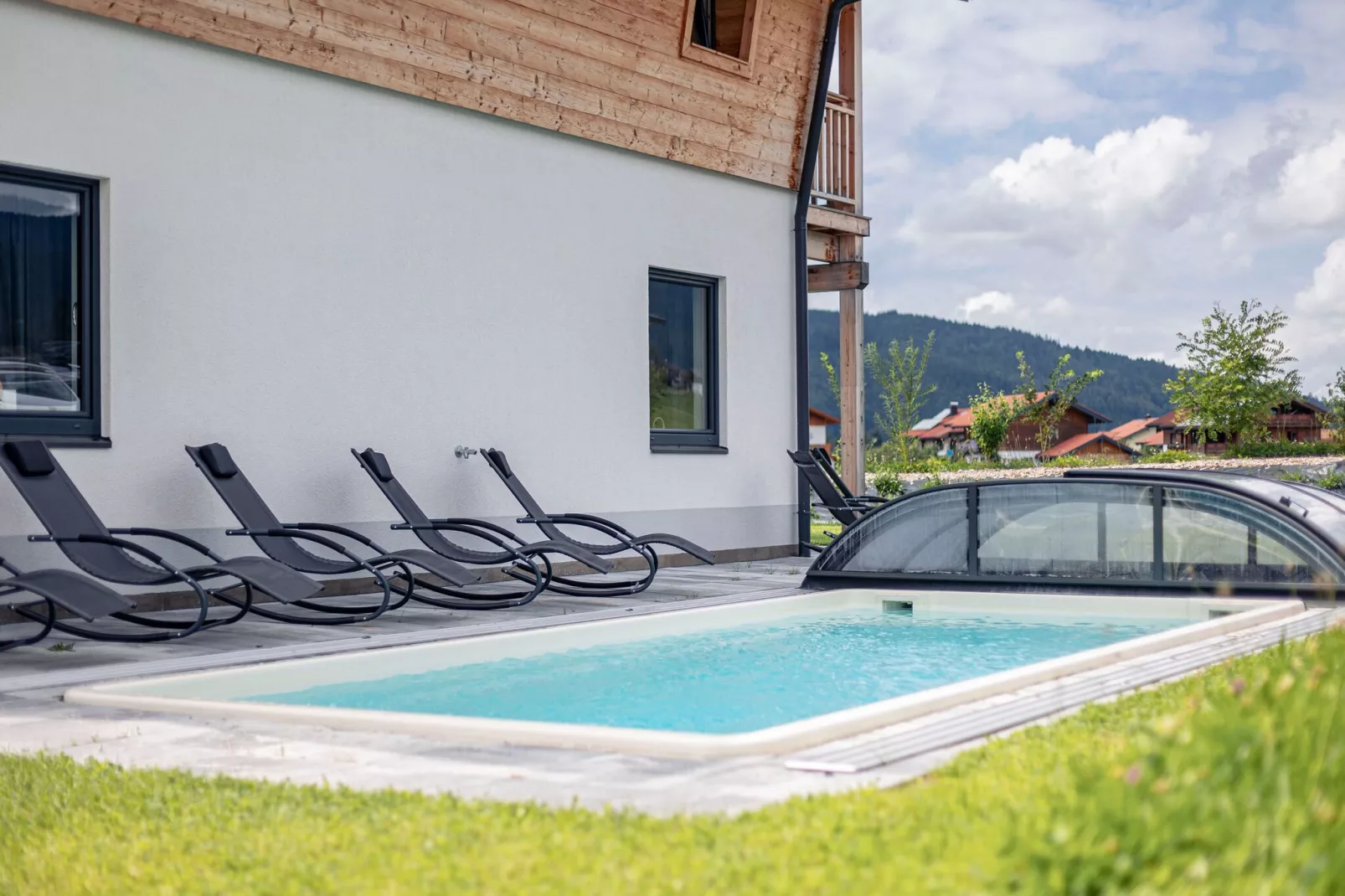 Inzell Chalets - 10 Pax-Zwembad