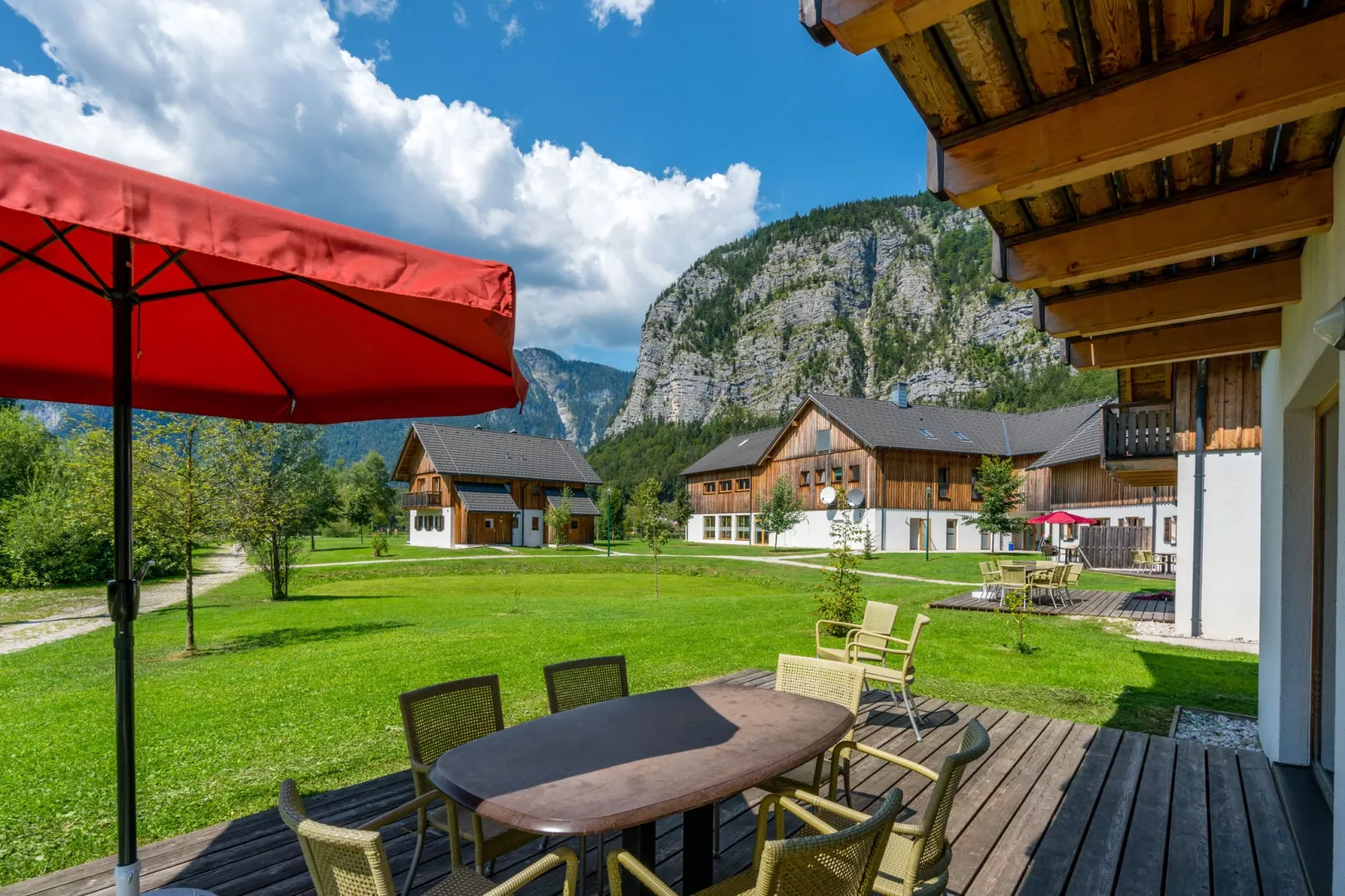 Luxery Salzkammergut Chalet D-Terrasbalkon