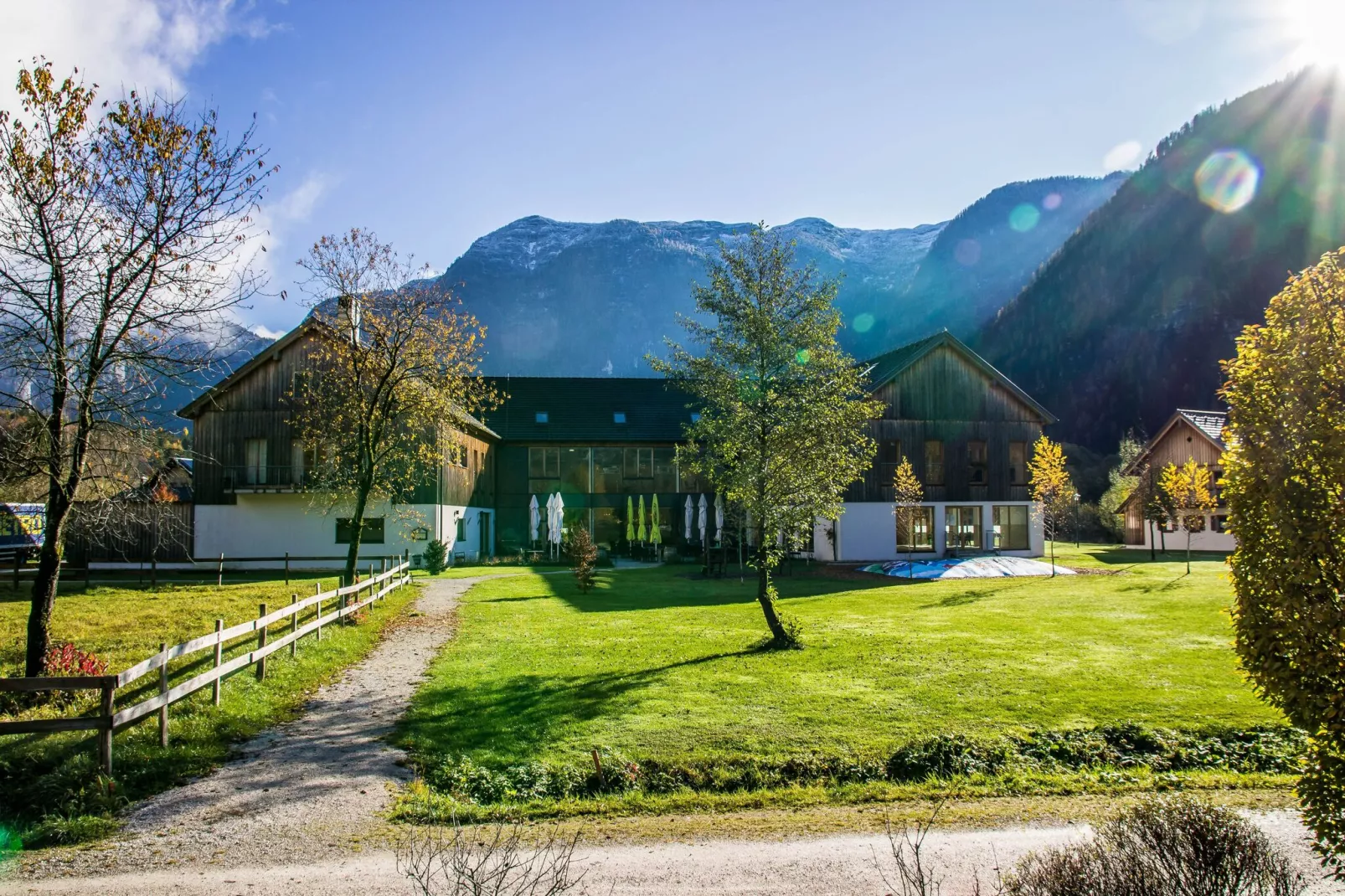 Luxe chalet met sauna in het Dachsteingebergte bij Hallstatt-Gebieden zomer 1km