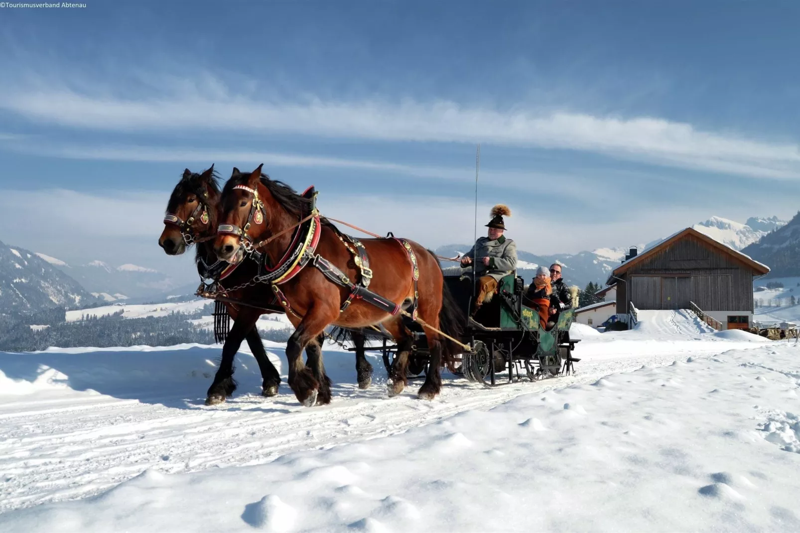 Ferienhaus Rieger-Gebied winter 5km