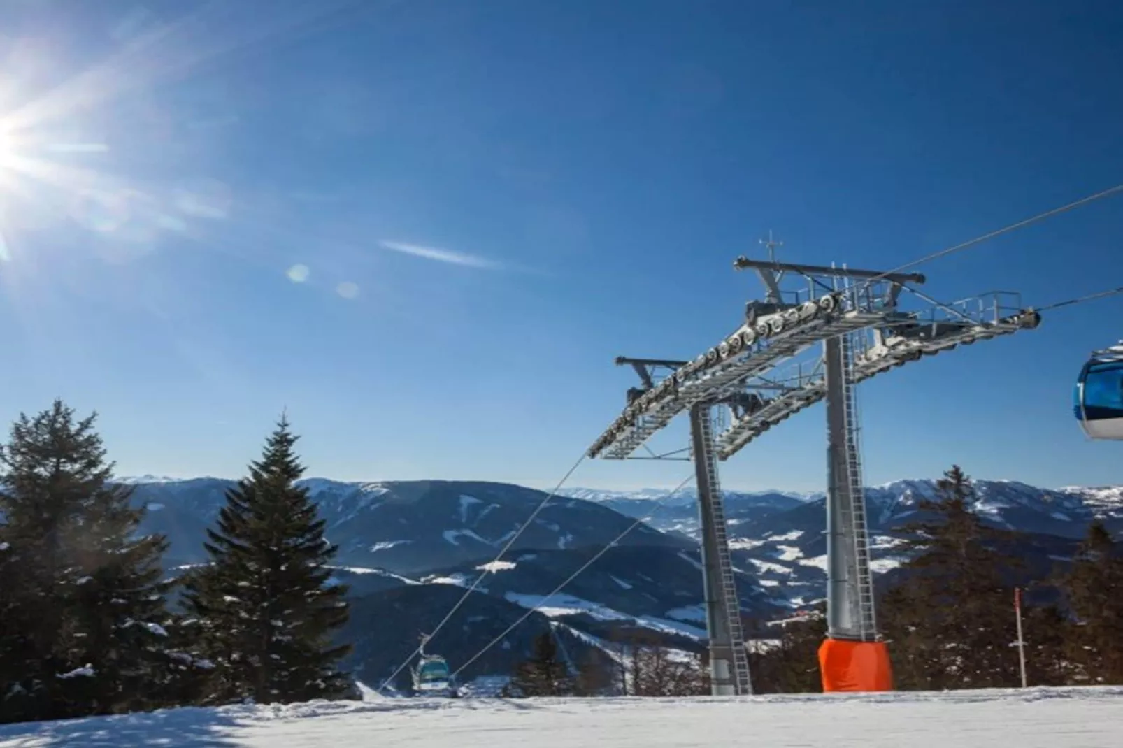 Alpendorf Dachstein West 6-Gebied winter 1km