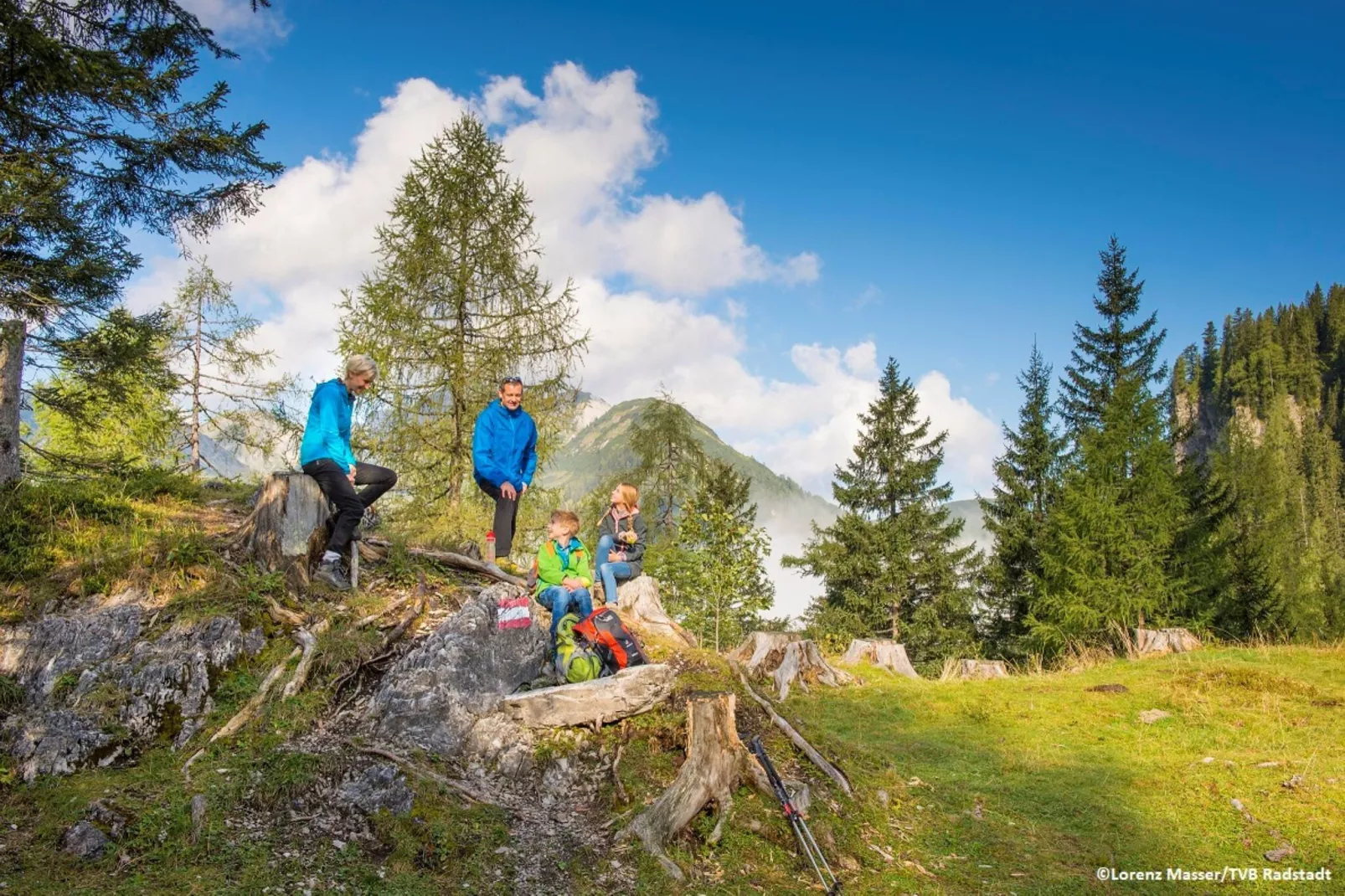 Tauernresidence Radstadt Birdiesuite-Gebieden zomer 20km