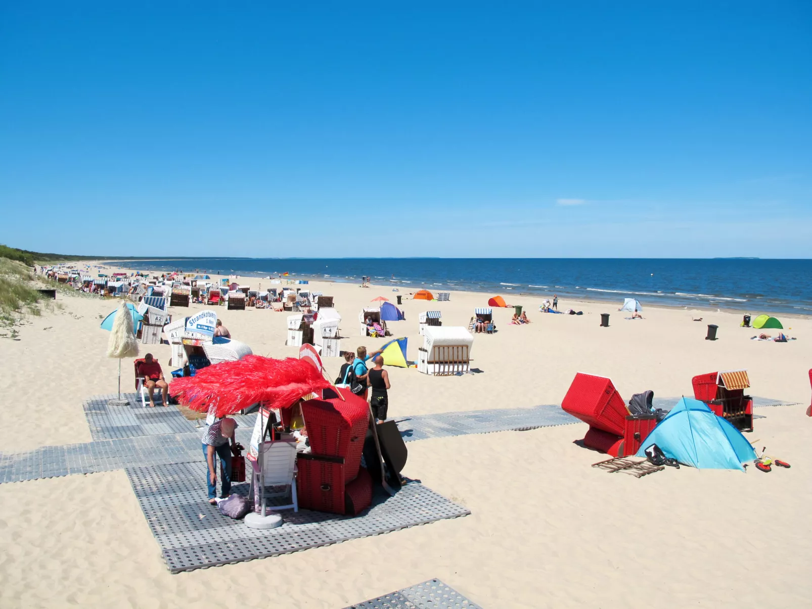 Strandurlaub-Omgeving