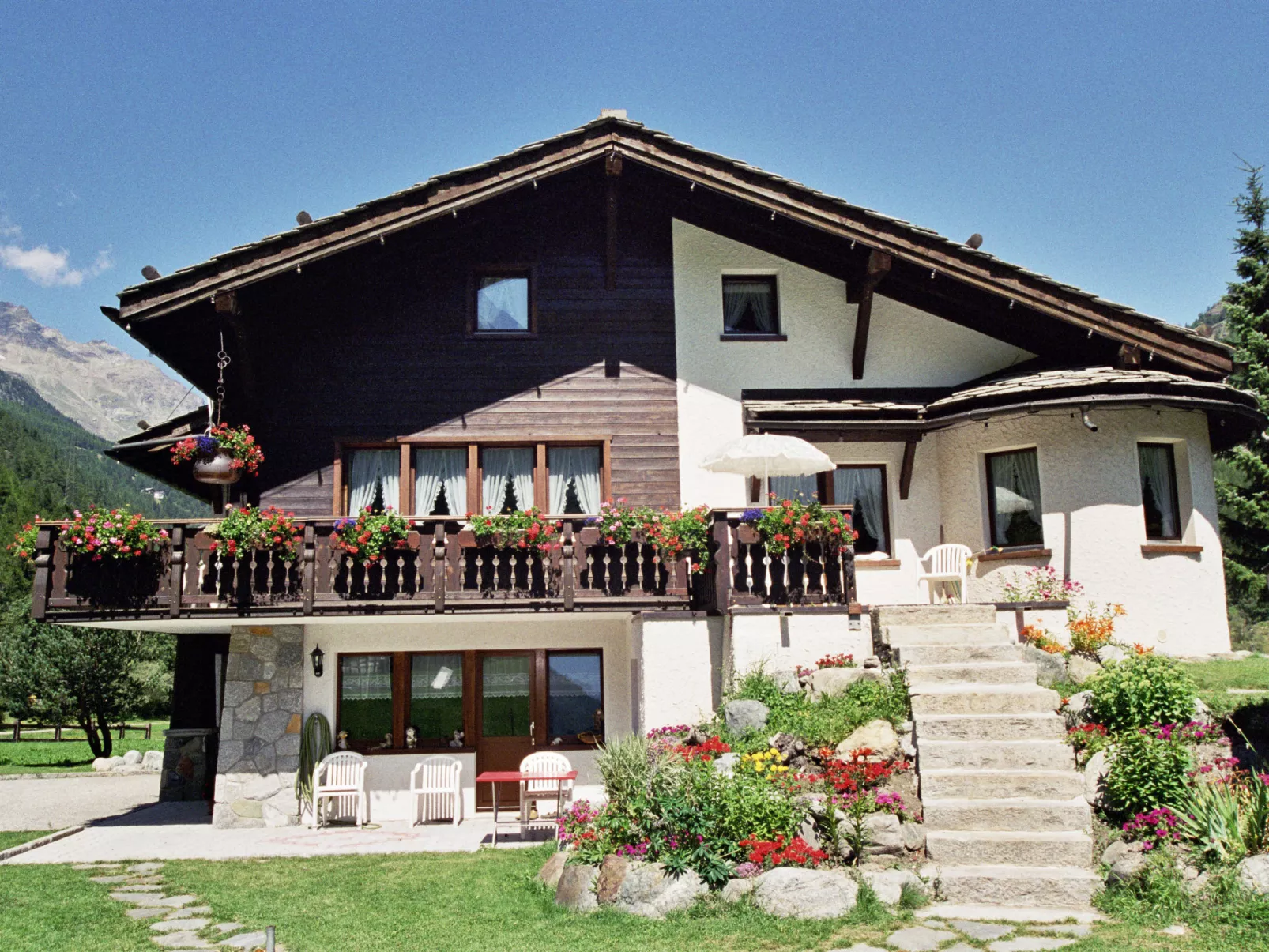 Chalet Sunstar, grosse Wohnung-Buiten