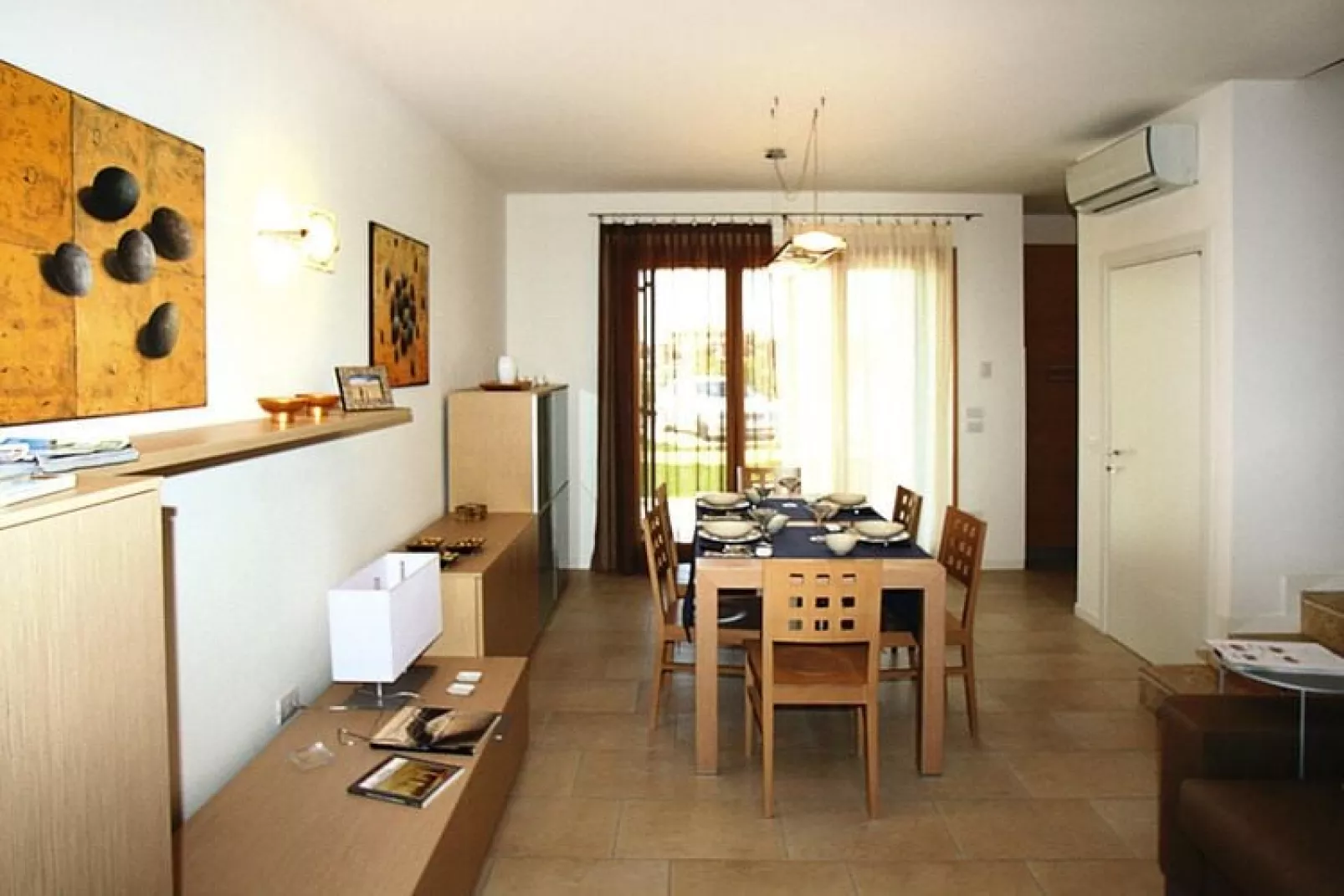 Holiday resort Villaggio A Mare Lido Altanea Casa a schiera trilo Typ L 70 qm-Woonkamer