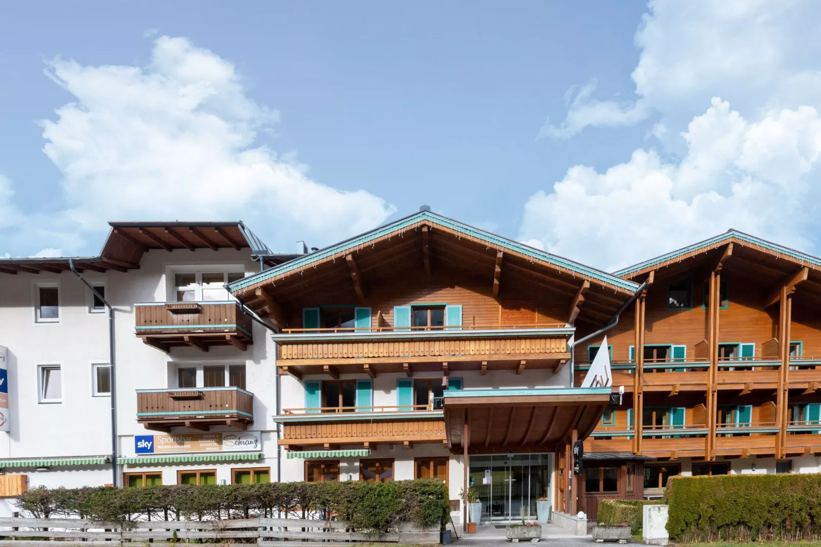 Appartement Zillertal Alpen B-Buitenkant zomer