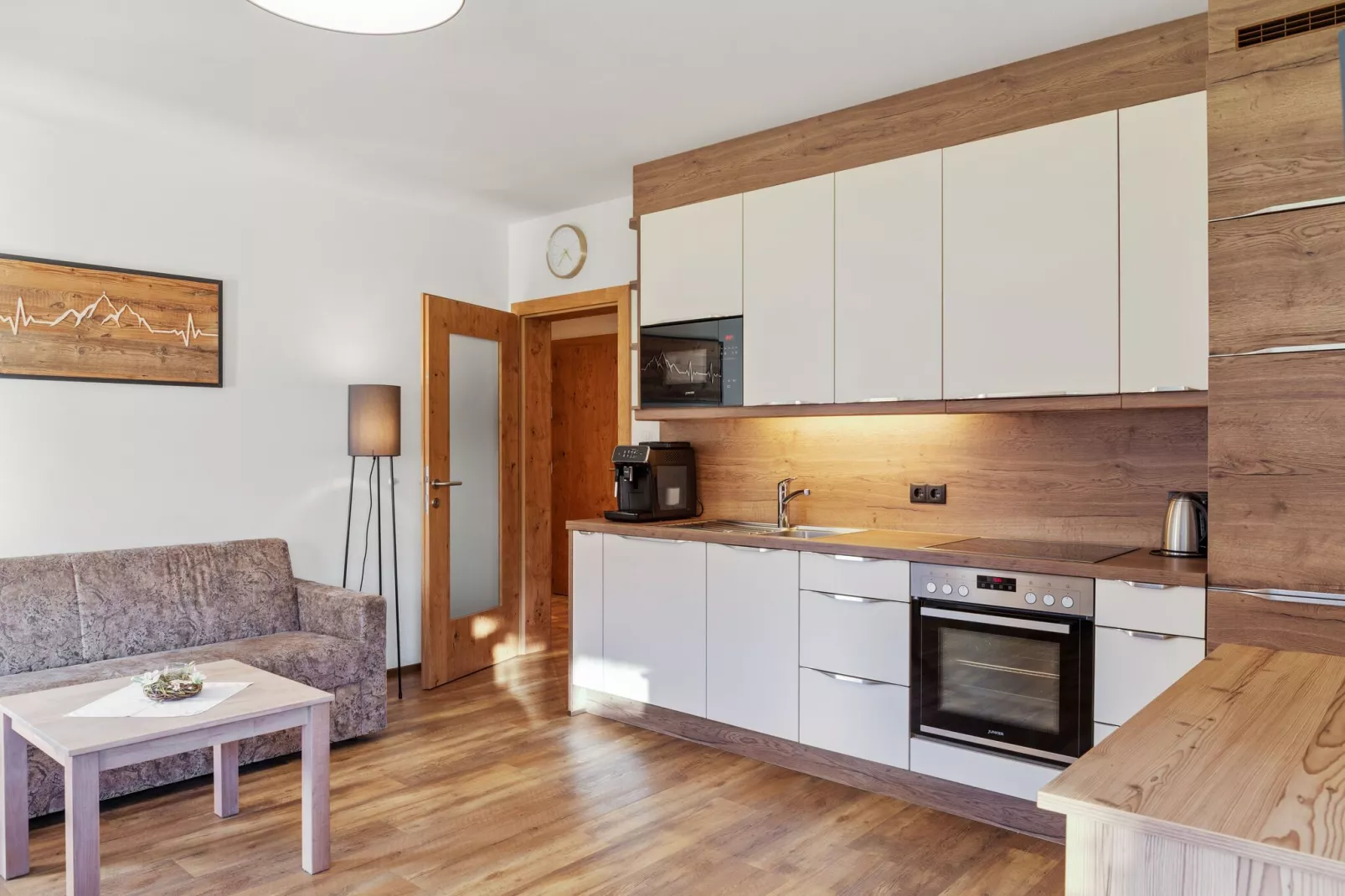 Salzach Appartement Wald-Keuken