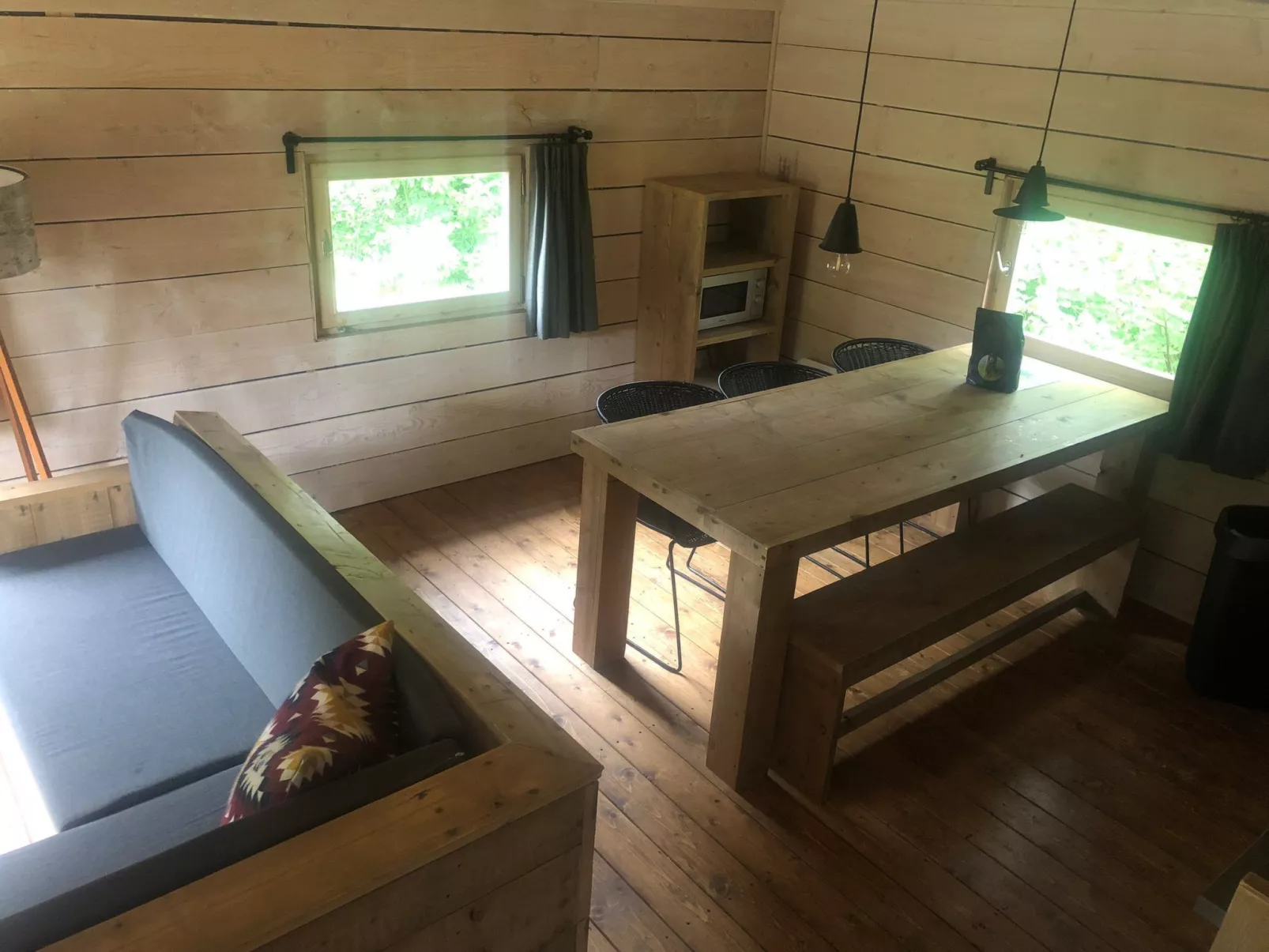 Glamping Lodge 6-Binnen