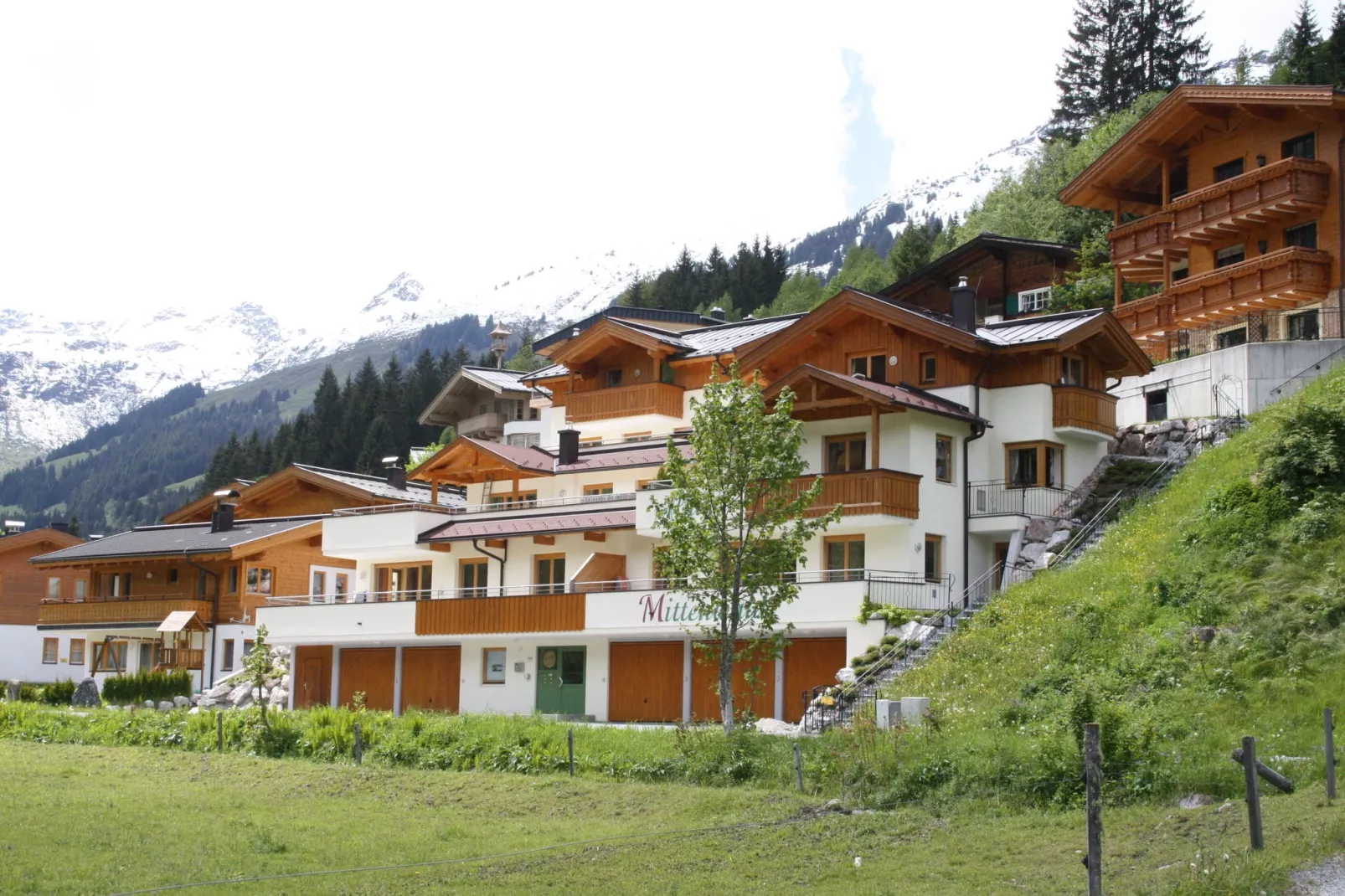 Chalet Apartment Sonnspitz - Mittenwald-Buitenkant zomer