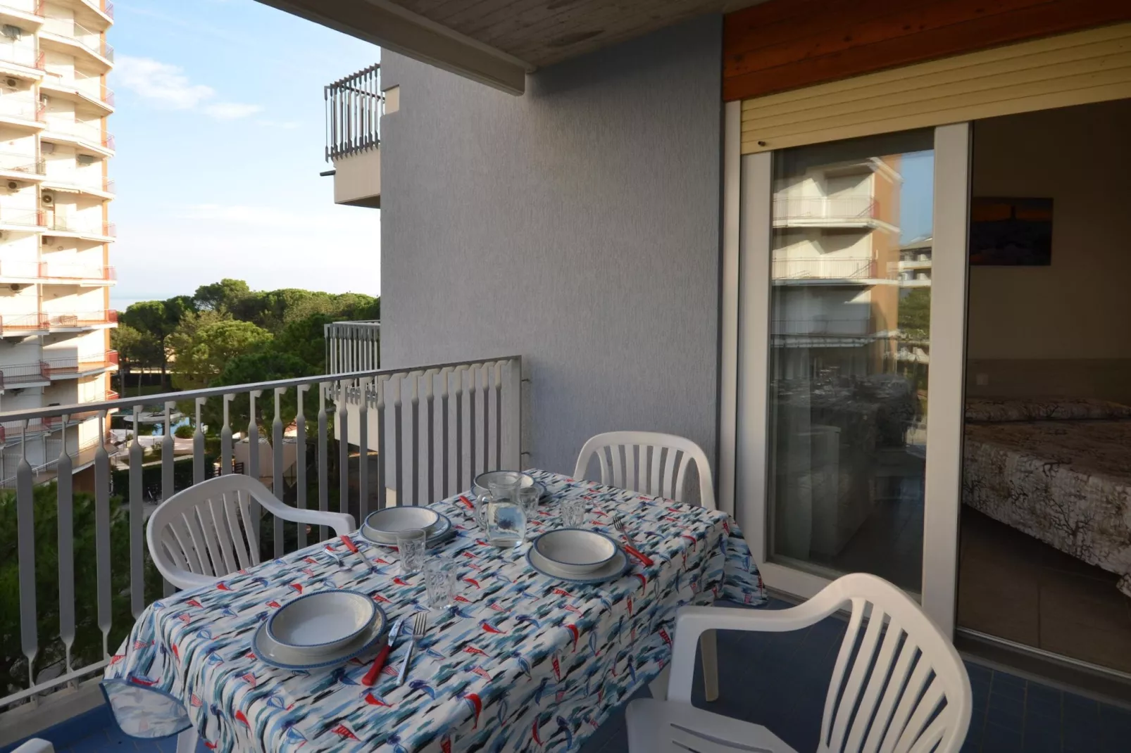 Residence Marco Polo Lignano Sabbiadoro-B5-Terrasbalkon